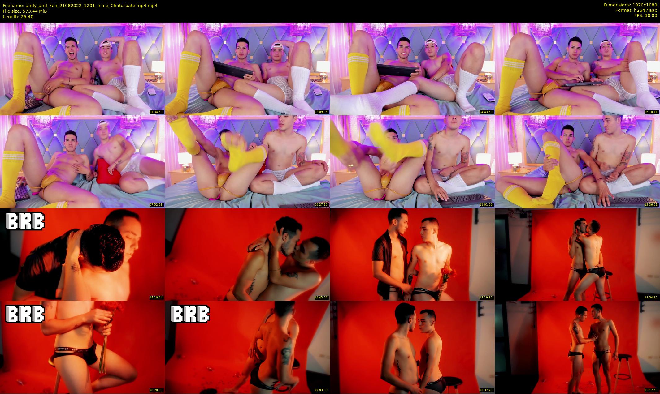 andy_and_ken — 27 minute Chaturbate male cam show recording, 1080p, Aug 21, 2022