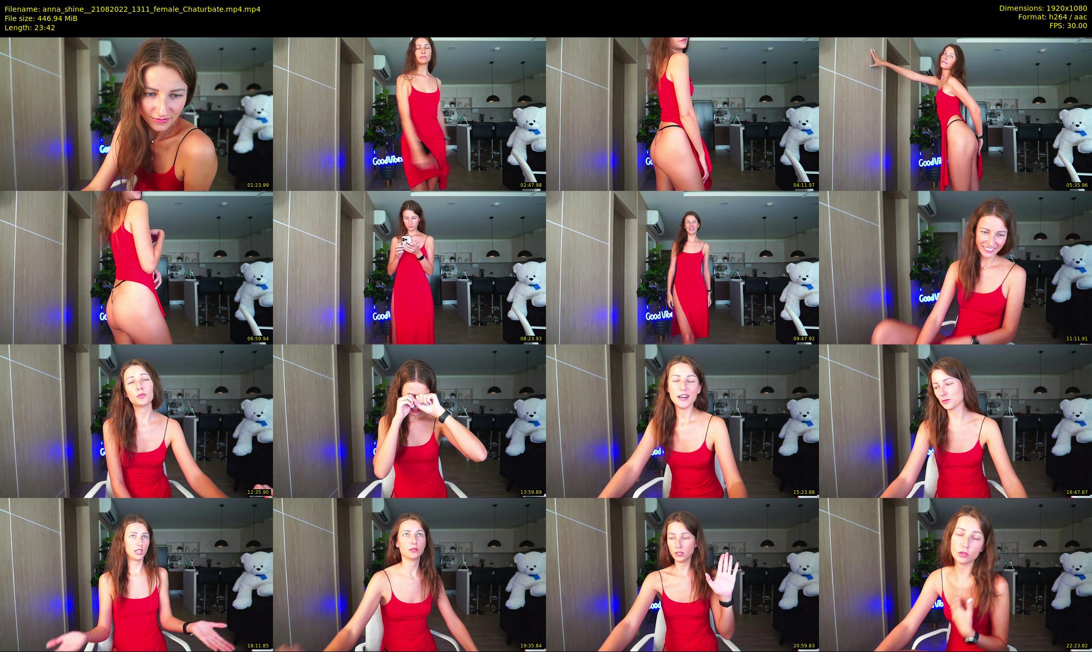 anna_shine_ — 24 minute Chaturbate female cam show recording, 1080p, Aug 21, 2022