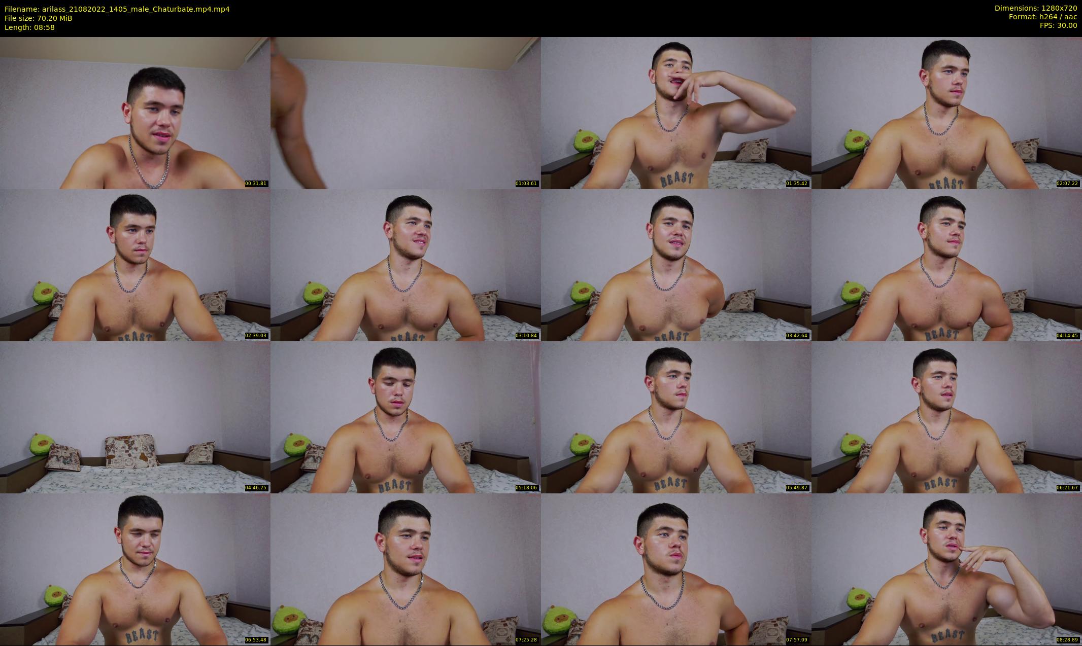 arilass — 9 minute Chaturbate male cam show recording, 720p, Aug 21, 2022