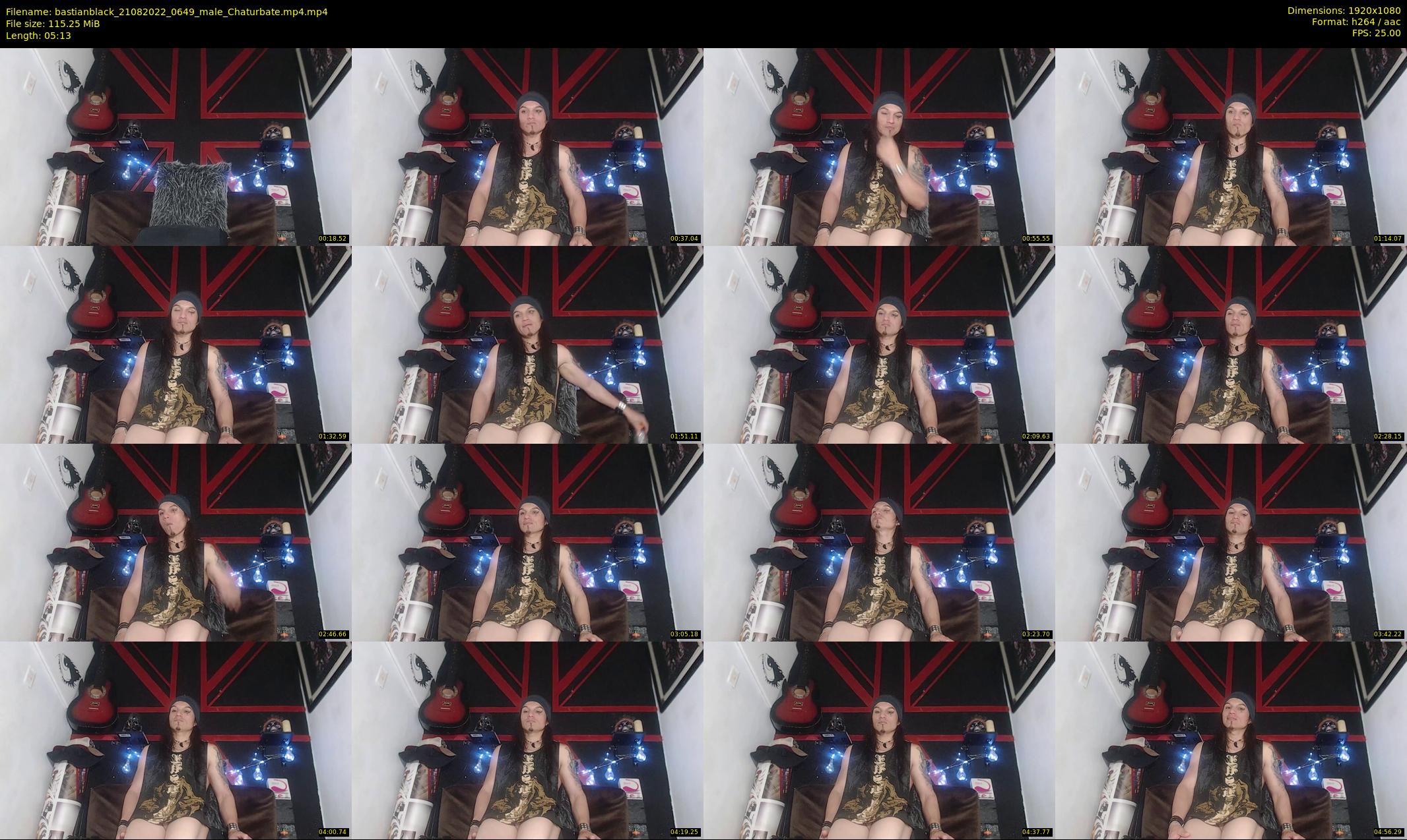 bastianblack — 6 minute Chaturbate male cam show recording, 1080p, Aug 21, 2022