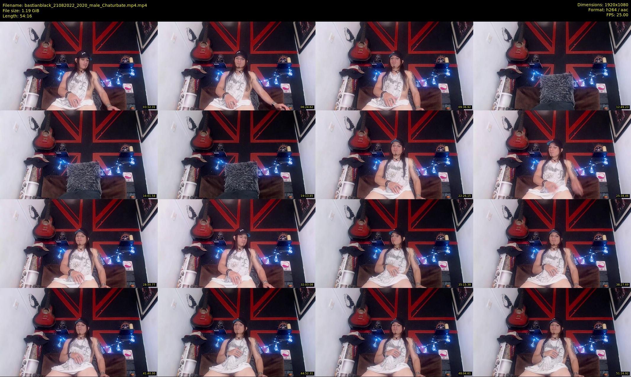 bastianblack — 55 minute Chaturbate male cam show recording, 1080p, Aug 21, 2022