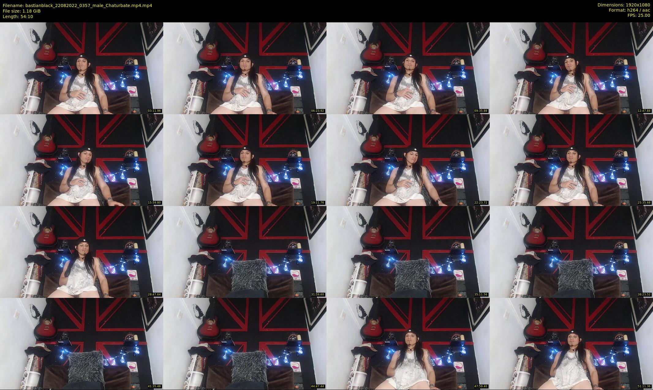 bastianblack — 55 minute Chaturbate male cam show recording, 1080p, Aug 22, 2022