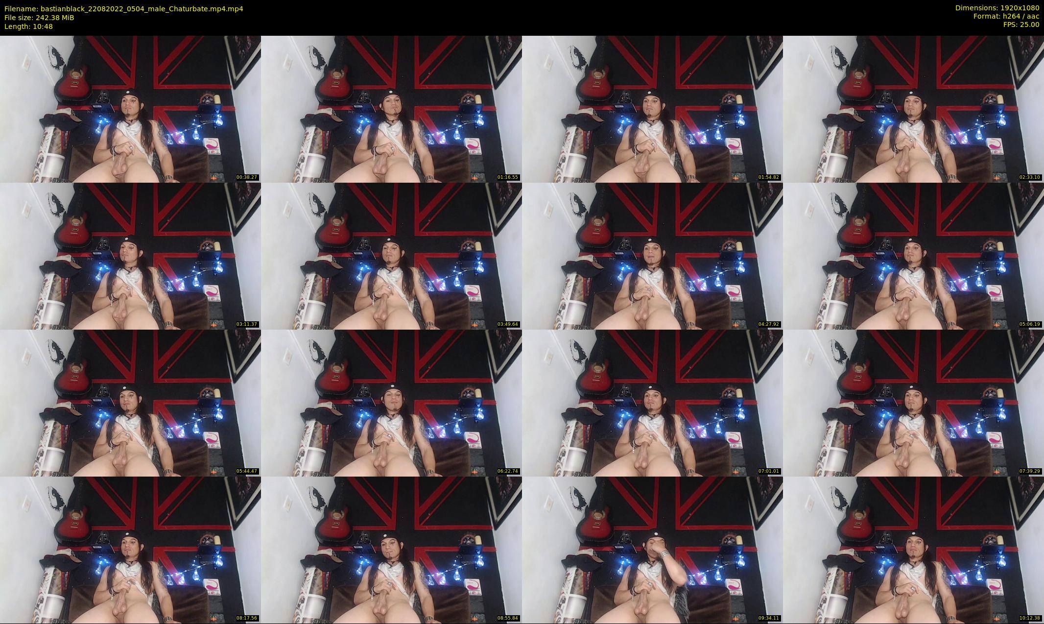 bastianblack — 11 minute Chaturbate male cam show recording, 1080p, Aug 22, 2022