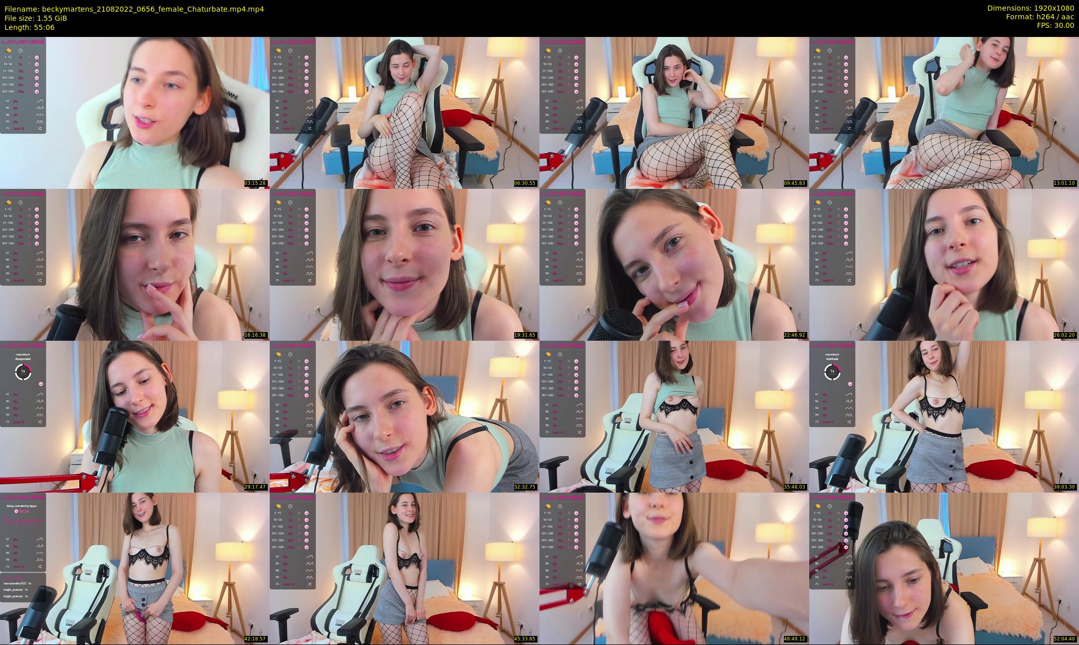beckymartens — 56 minute Chaturbate female cam show recording, 1080p, Aug 21, 2022