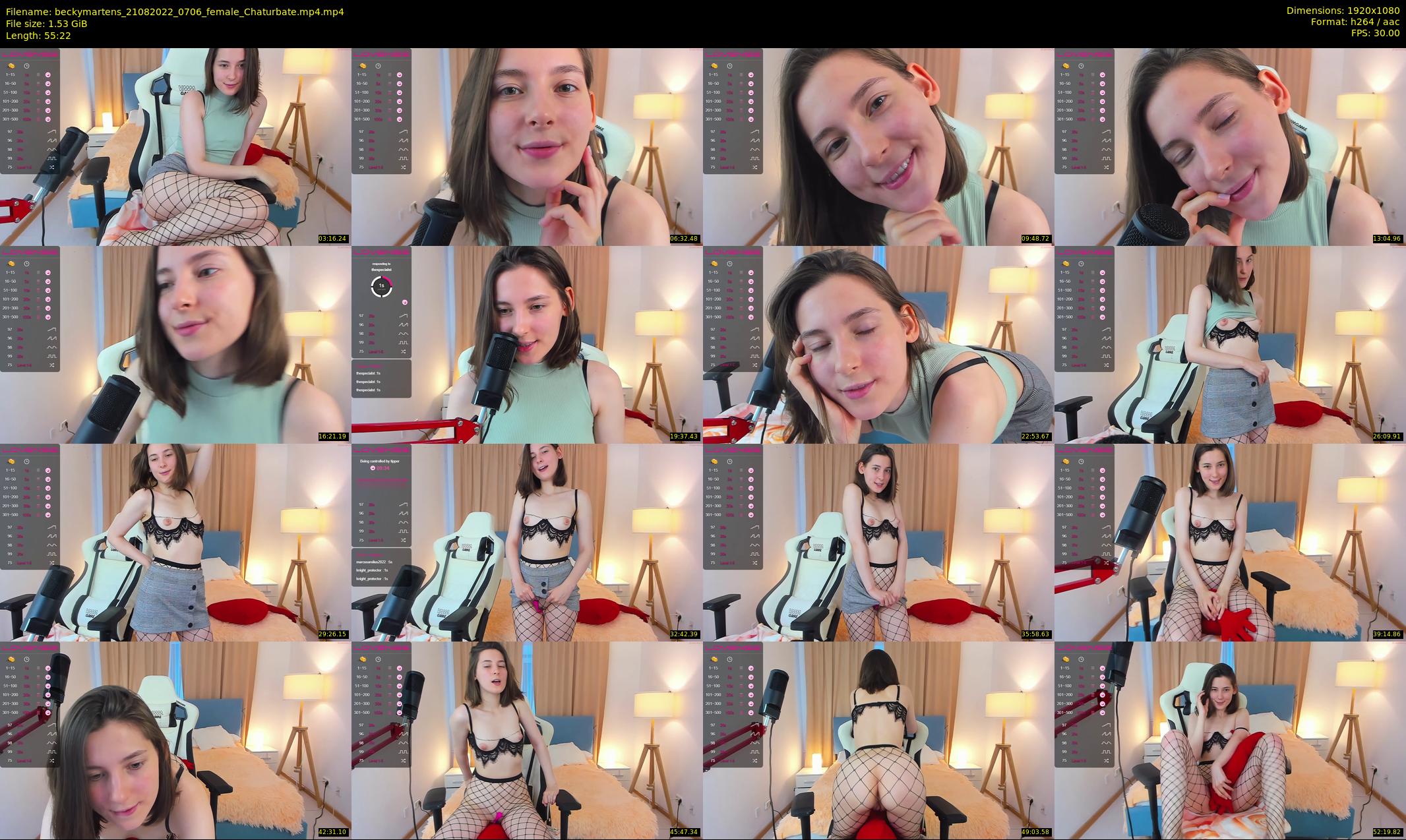 beckymartens — 56 minute Chaturbate female cam show recording, 1080p, Aug 21, 2022