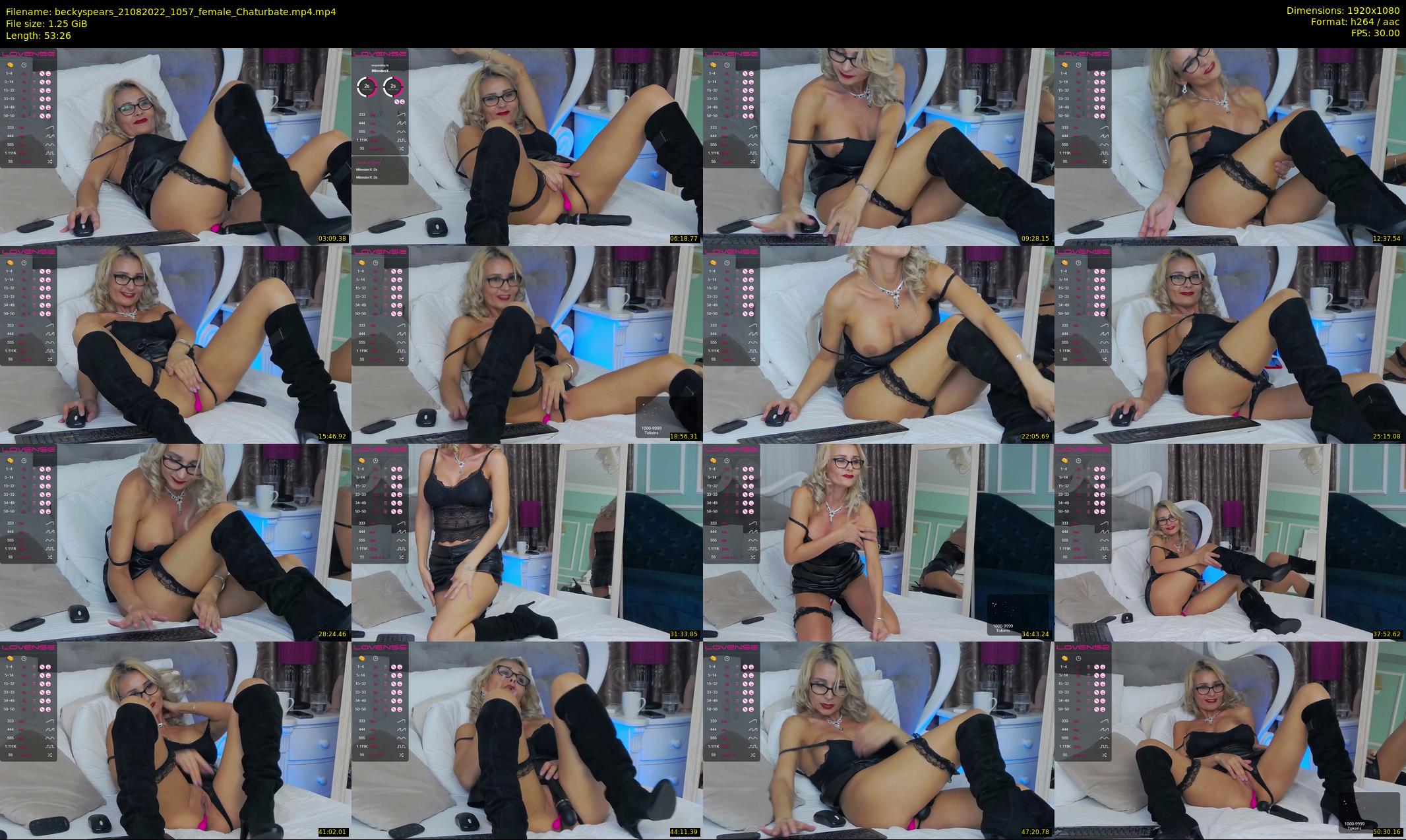 beckyspears — 54 minute Chaturbate female cam show recording, 1080p, Aug 21, 2022