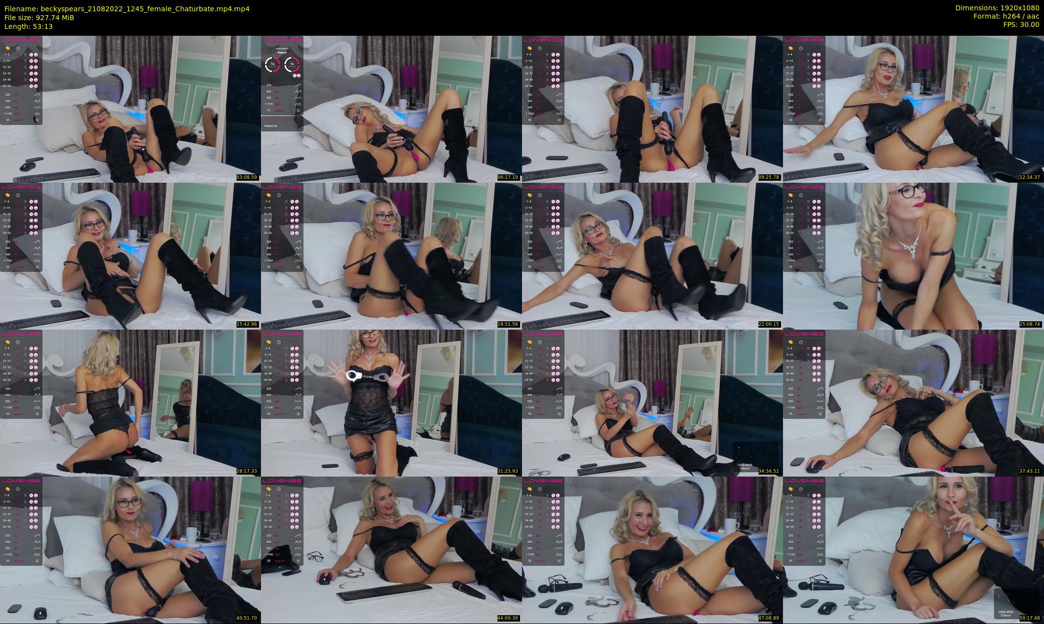 beckyspears — 54 minute Chaturbate female cam show recording, 1080p, Aug 21, 2022