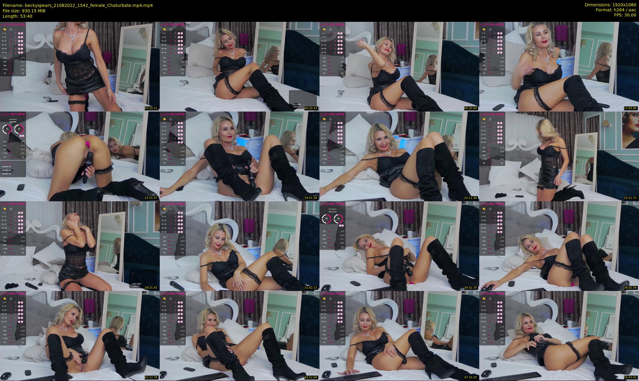 beckyspears — 54 minute Chaturbate female cam show recording, 1080p, Aug 21, 2022
