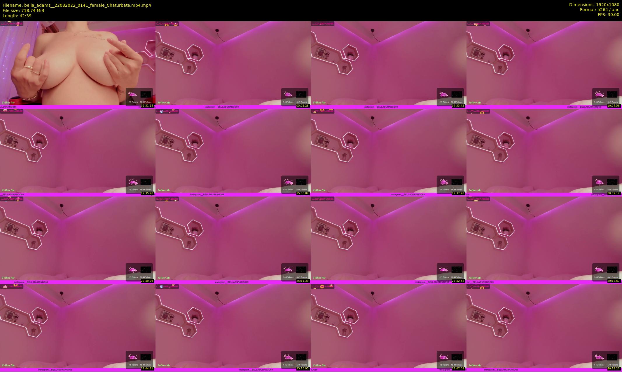 bella_adams_ — 43 minute Chaturbate female cam show recording, 1080p, Aug 22, 2022