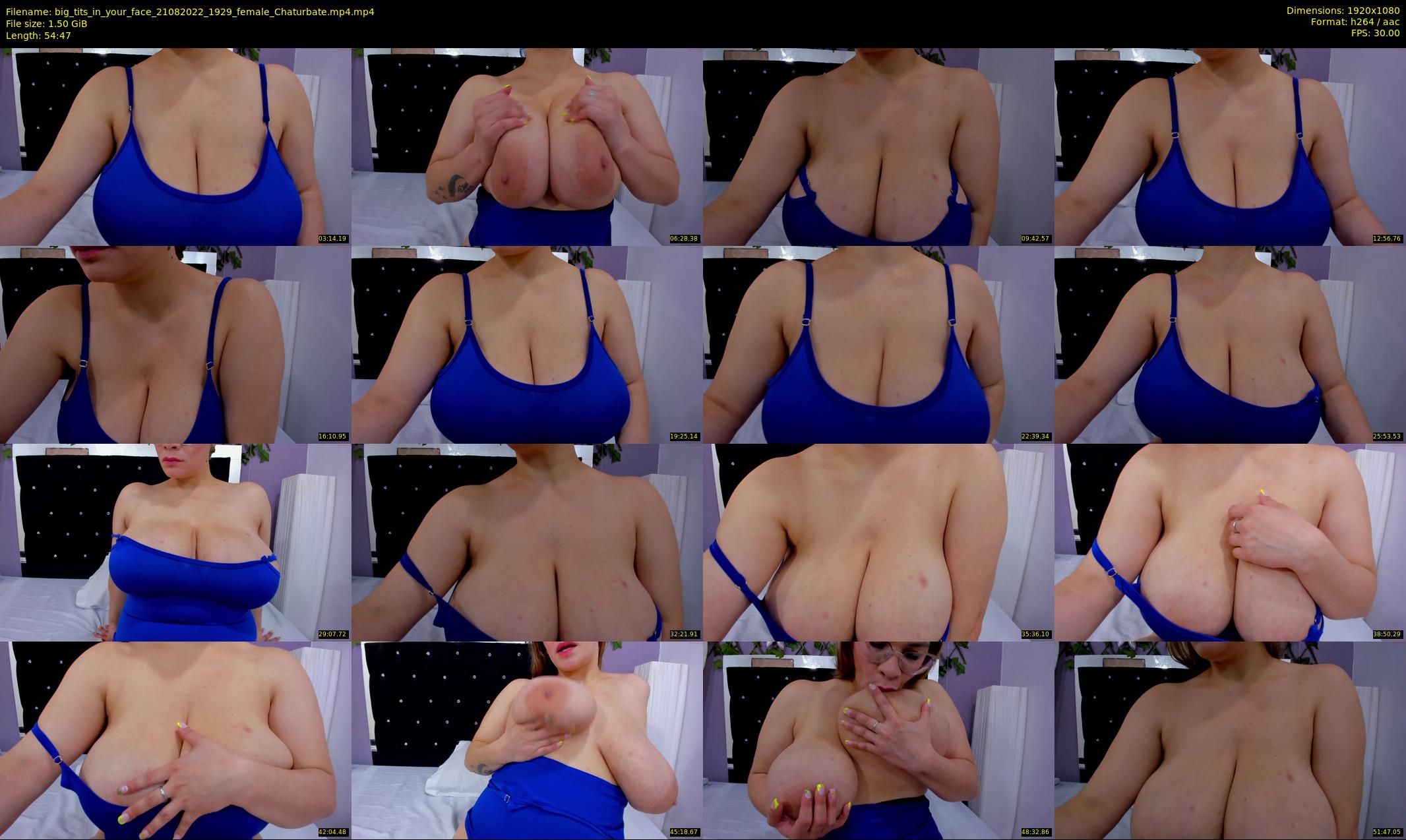 big_tits_in_your_face — 55 minute Chaturbate female cam show recording, 1080p, Aug 21, 2022