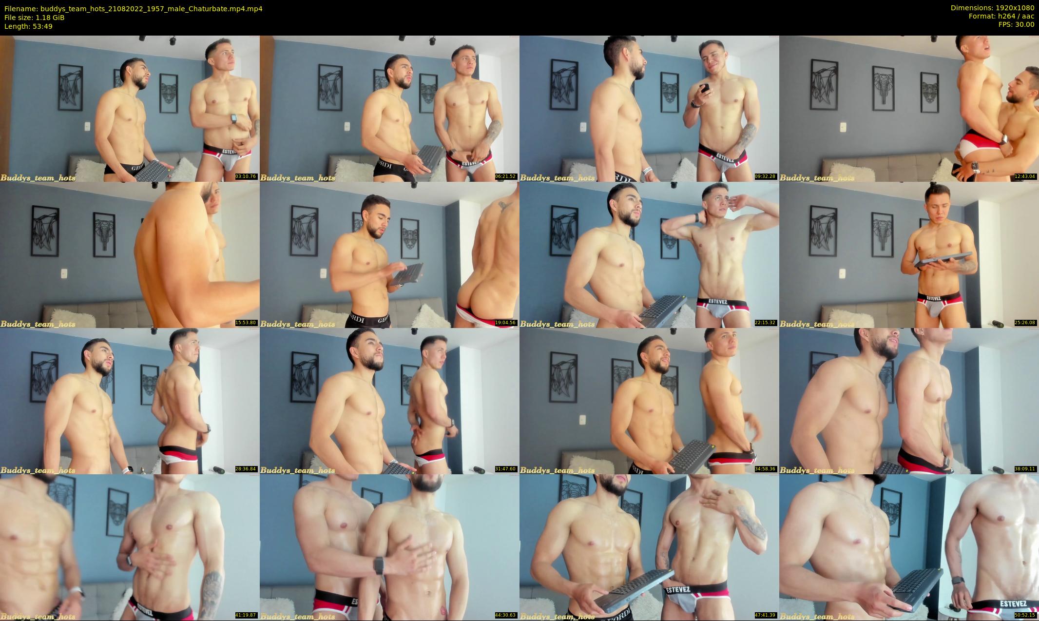 buddys_team_hots — 54 minute Chaturbate couple cam show recording, 1080p, Aug 21, 2022