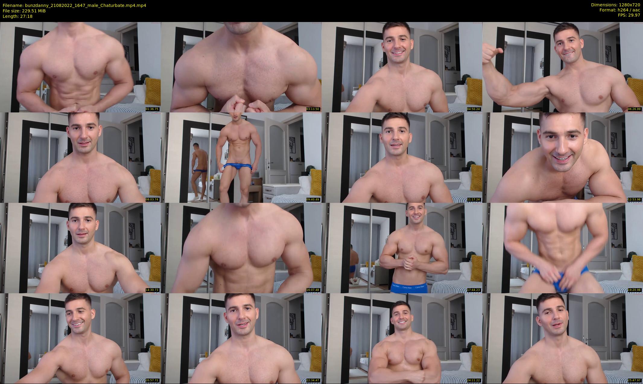 bunzdanny — 28 minute Chaturbate male cam show recording, 720p, Aug 21, 2022