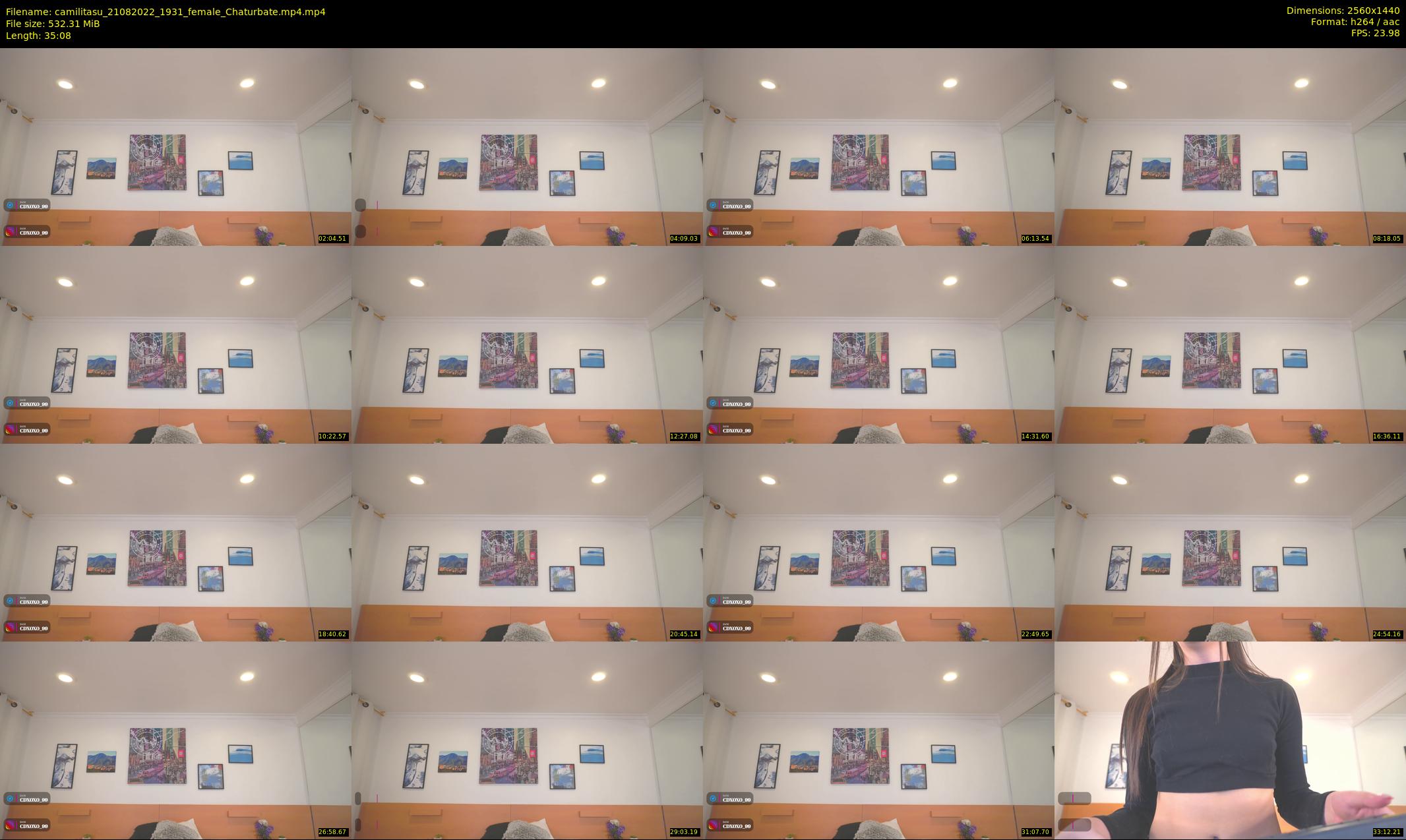 camilitasu — 36 minute Chaturbate female cam show recording, 1080p, Aug 21, 2022