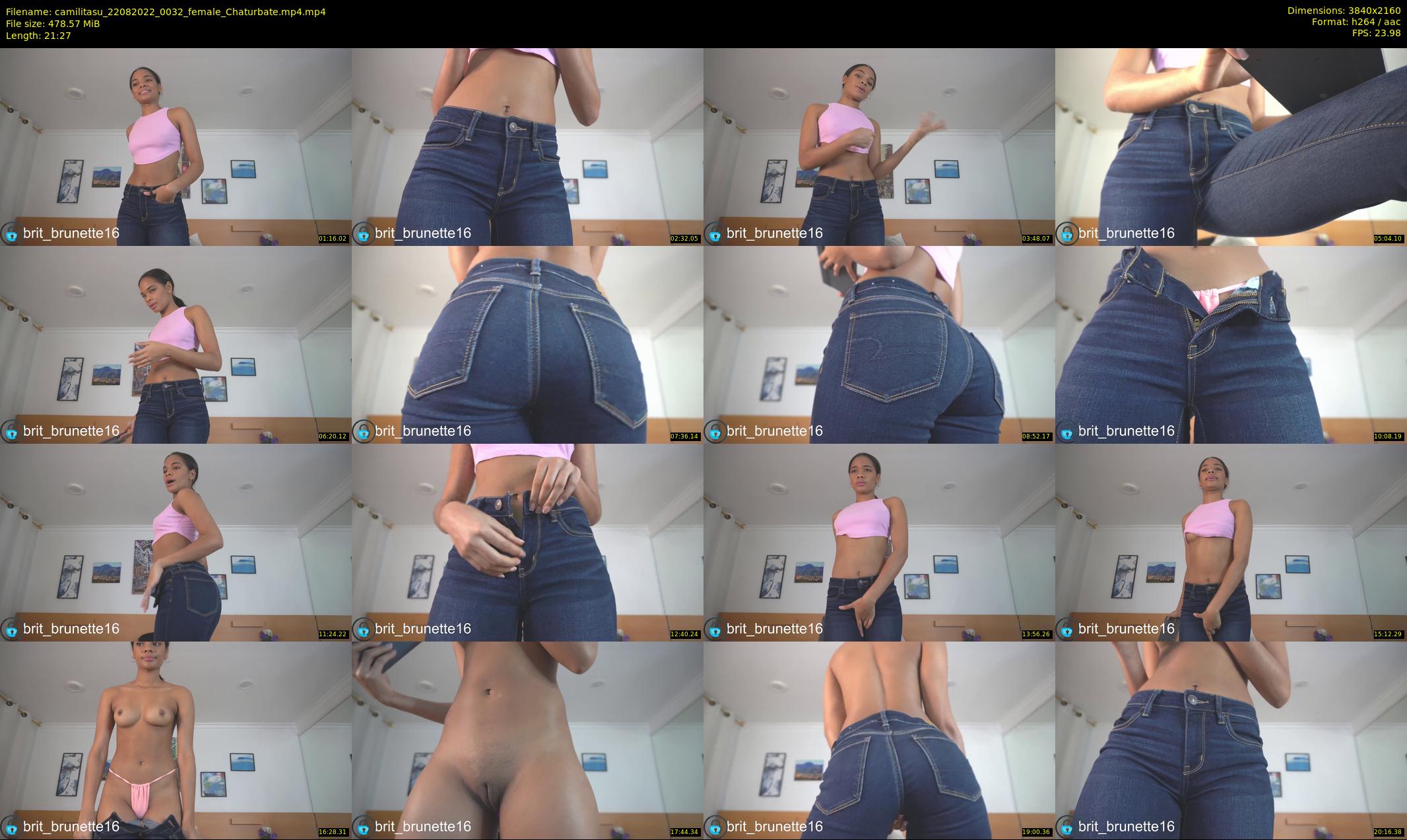 camilitasu — 22 minute Chaturbate female cam show recording, 4K, Aug 22, 2022