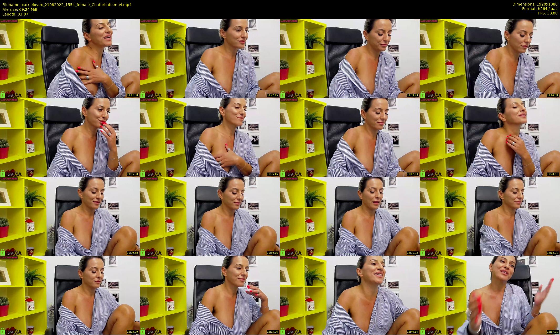 carrielovex — 4 minute Chaturbate female cam show recording, 1080p, Aug 21, 2022