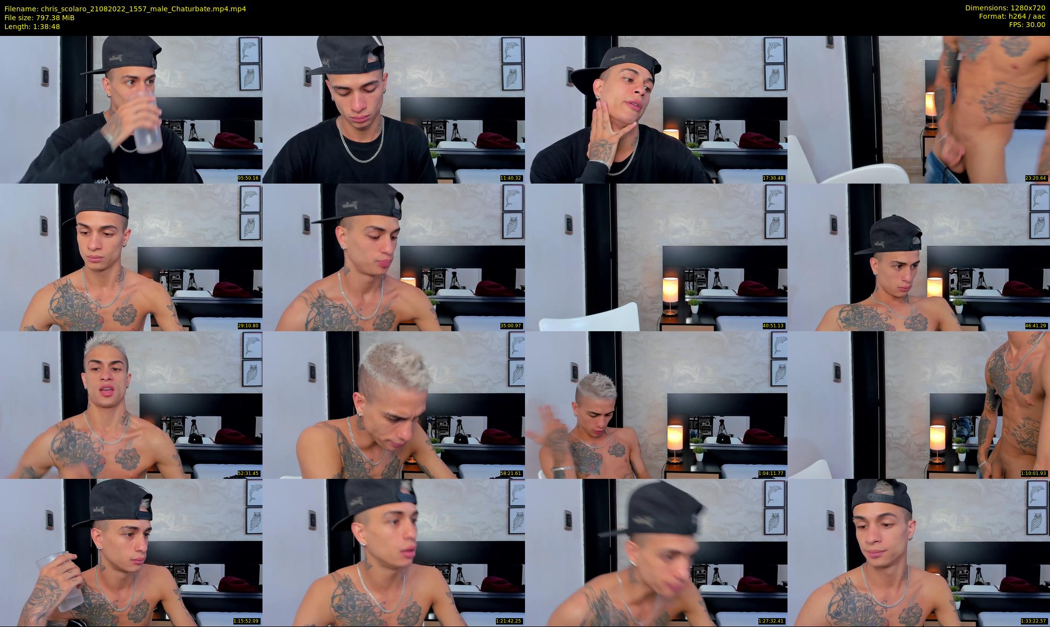 chris_scolaro — 99 minute Chaturbate male cam show recording, 720p, Aug 21, 2022