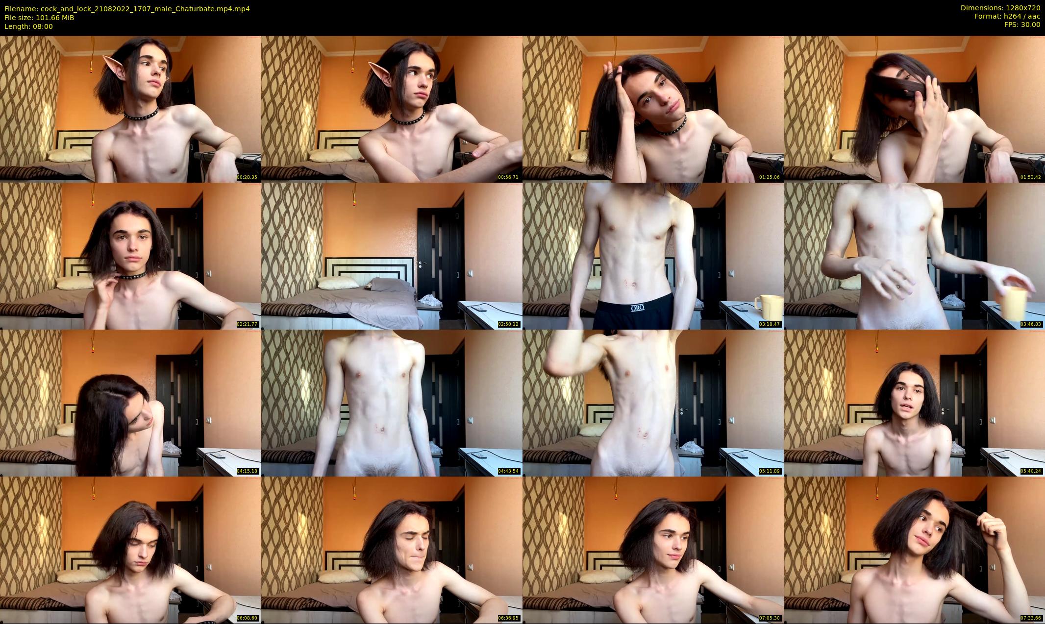 cock_and_lock — 8 minute Chaturbate male cam show recording, 720p, Aug 21, 2022