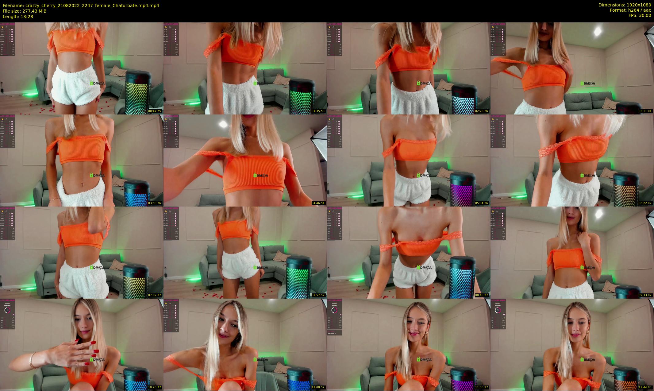 crazzy_cherry — 14 minute Chaturbate female cam show recording, 1080p, Aug 21, 2022