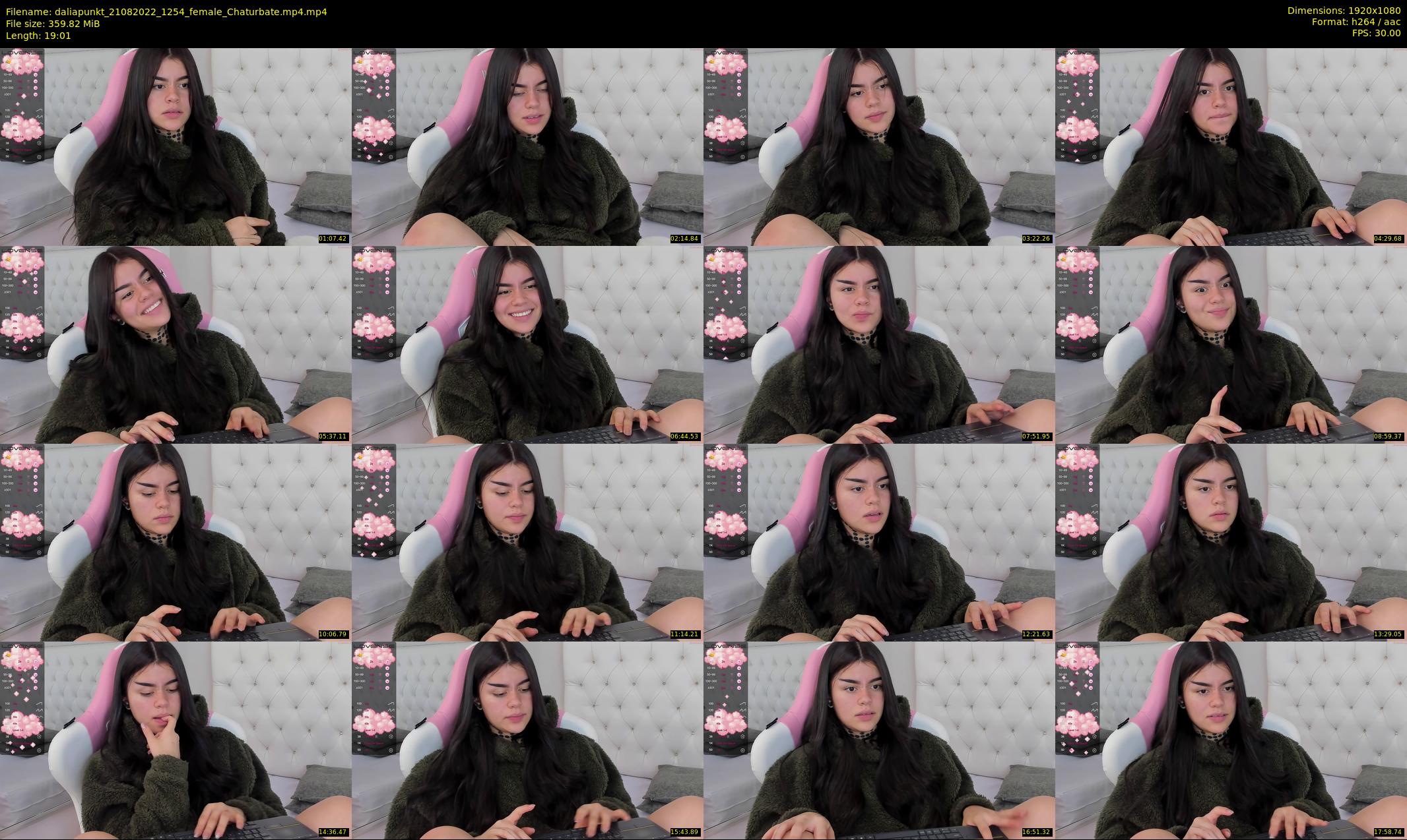 daliapunkt — 20 minute Chaturbate female cam show recording, 1080p, Aug 21, 2022