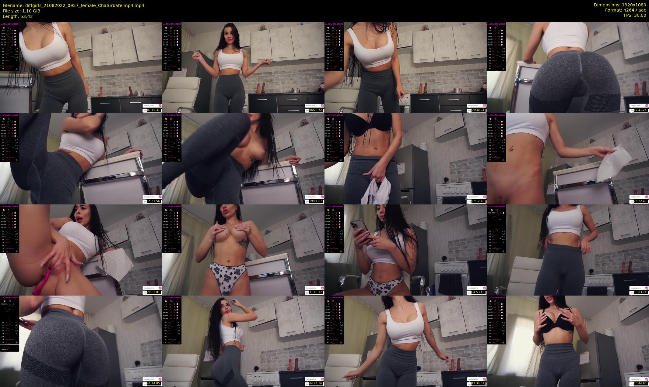 diffgirls — 54 minute Chaturbate female cam show recording, 1080p, Aug 21, 2022