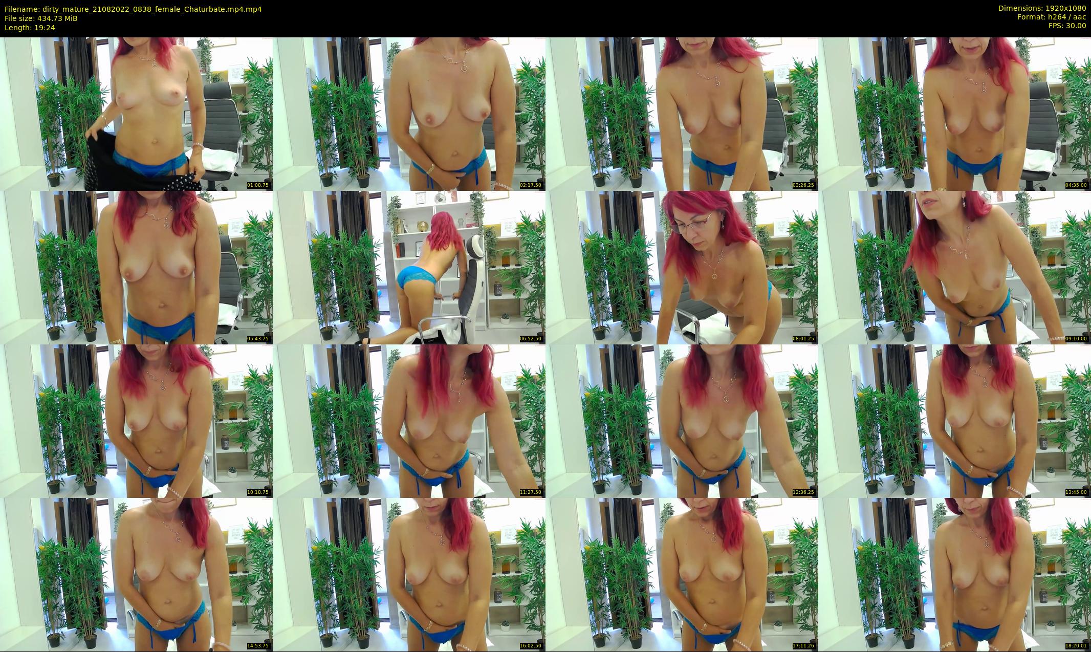 dirty_mature — 20 minute Chaturbate female cam show recording, 1080p, Aug 21, 2022