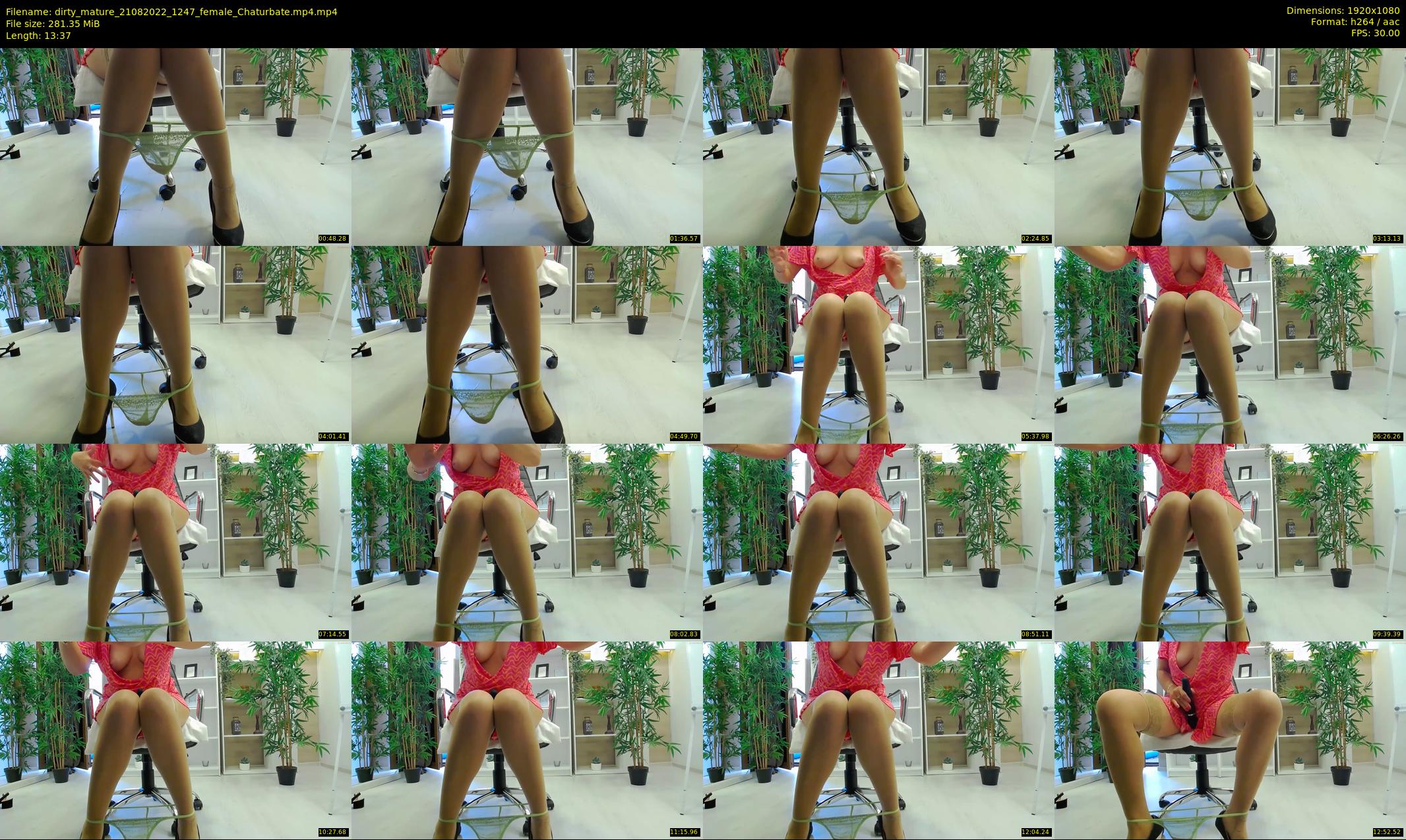 dirty_mature — 14 minute Chaturbate female cam show recording, 1080p, Aug 21, 2022