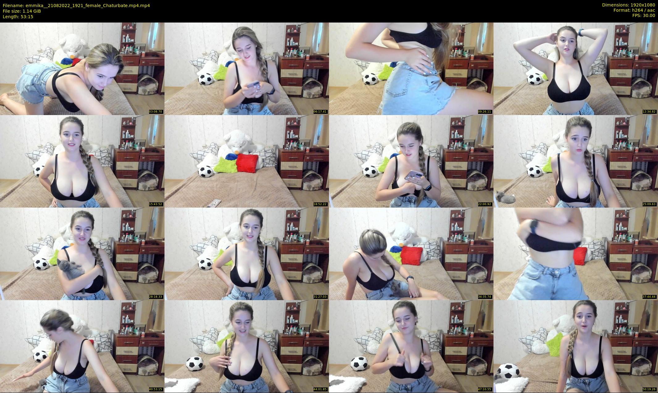 emmika_ — 54 minute Chaturbate female cam show recording, 1080p, Aug 21, 2022