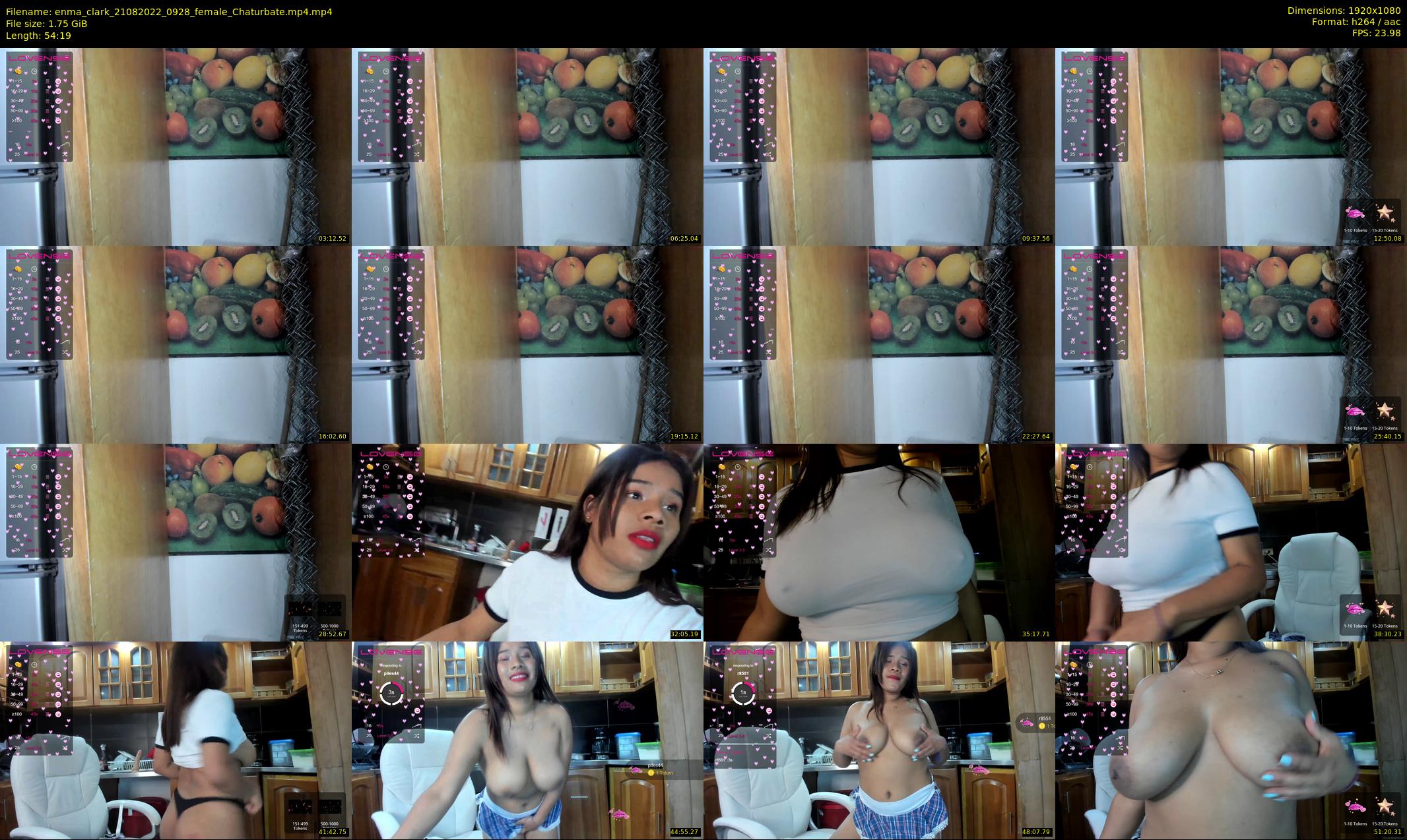 enma_clark — 55 minute Chaturbate female cam show recording, 1080p, Aug 21, 2022