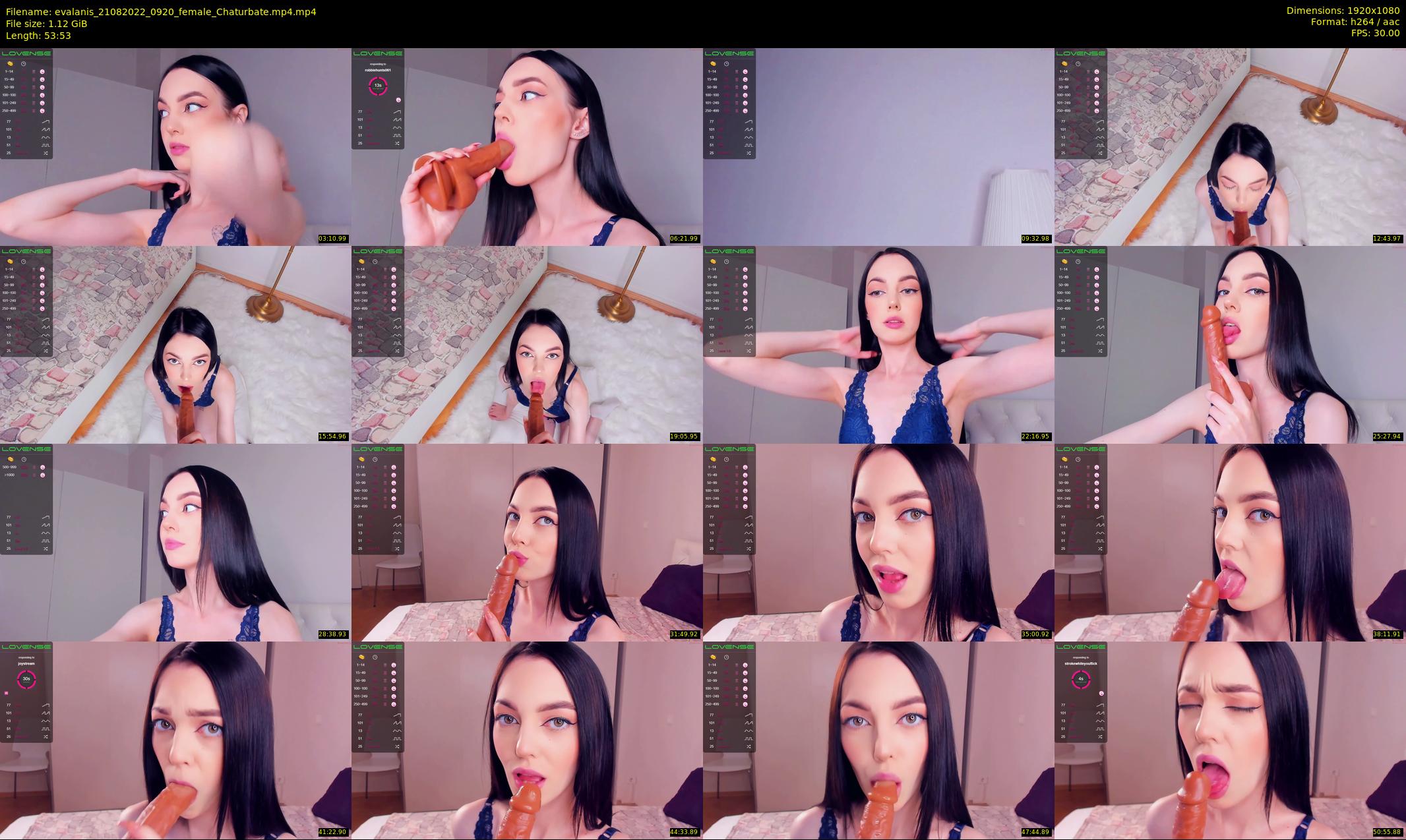 evalanis — 54 minute Chaturbate couple cam show recording, 1080p, Aug 21, 2022