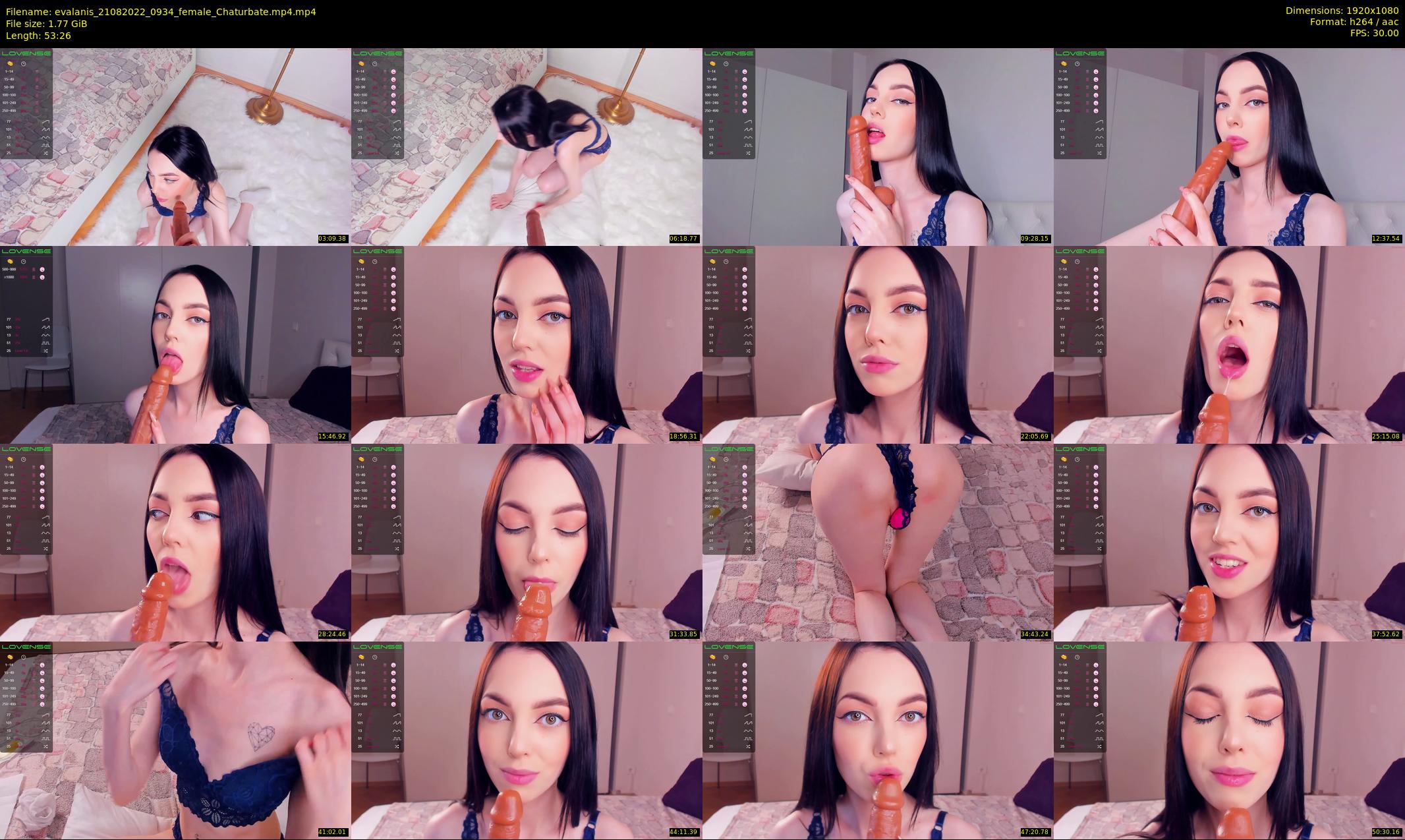 evalanis — 54 minute Chaturbate couple cam show recording, 1080p, Aug 21, 2022