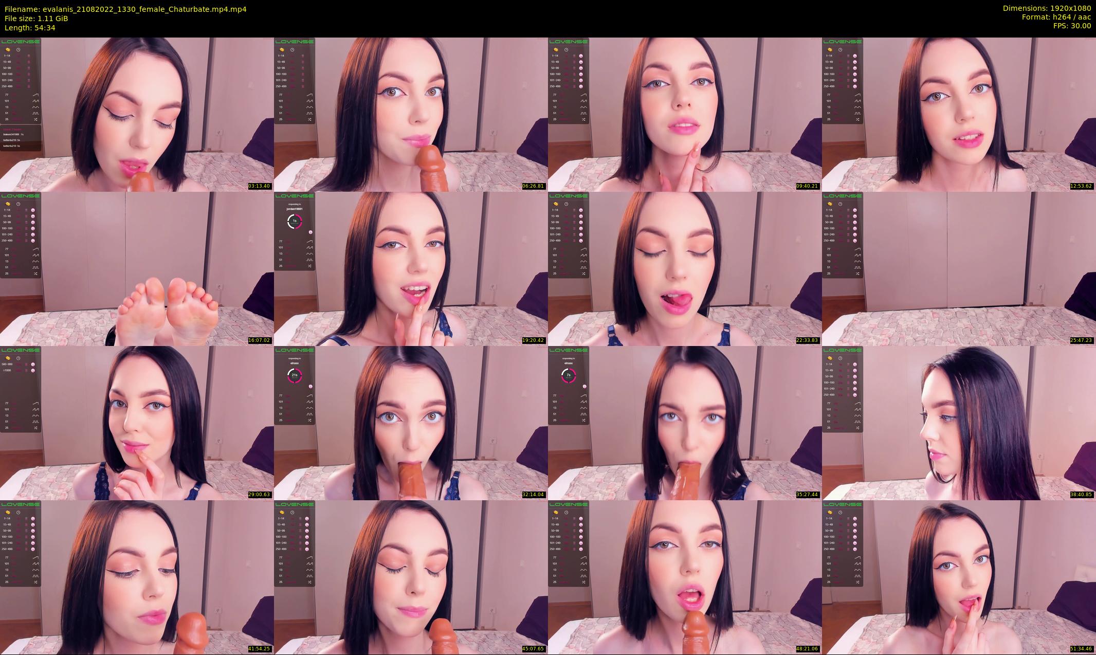 evalanis — 55 minute Chaturbate couple cam show recording, 1080p, Aug 21, 2022
