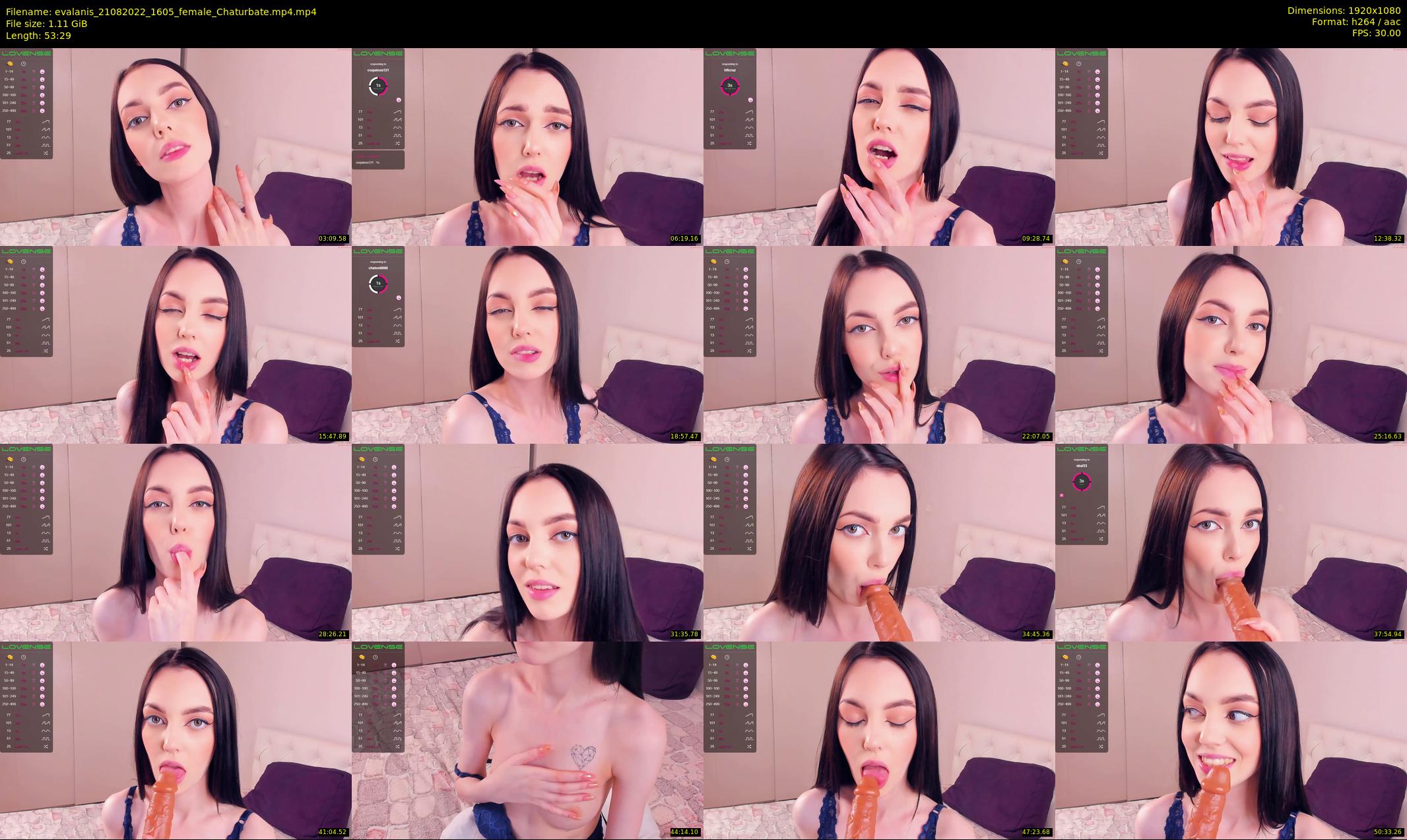 evalanis — 54 minute Chaturbate couple cam show recording, 1080p, Aug 21, 2022