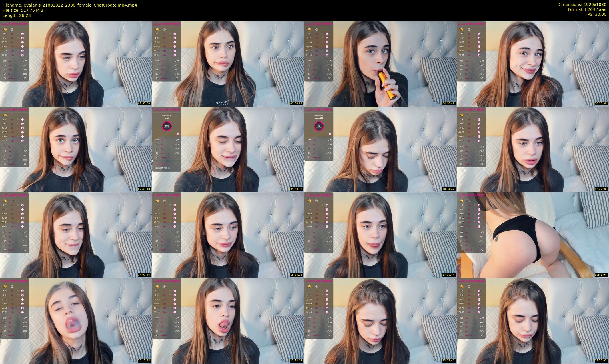 evalanis — 27 minute Chaturbate couple cam show recording, 1080p, Aug 21, 2022