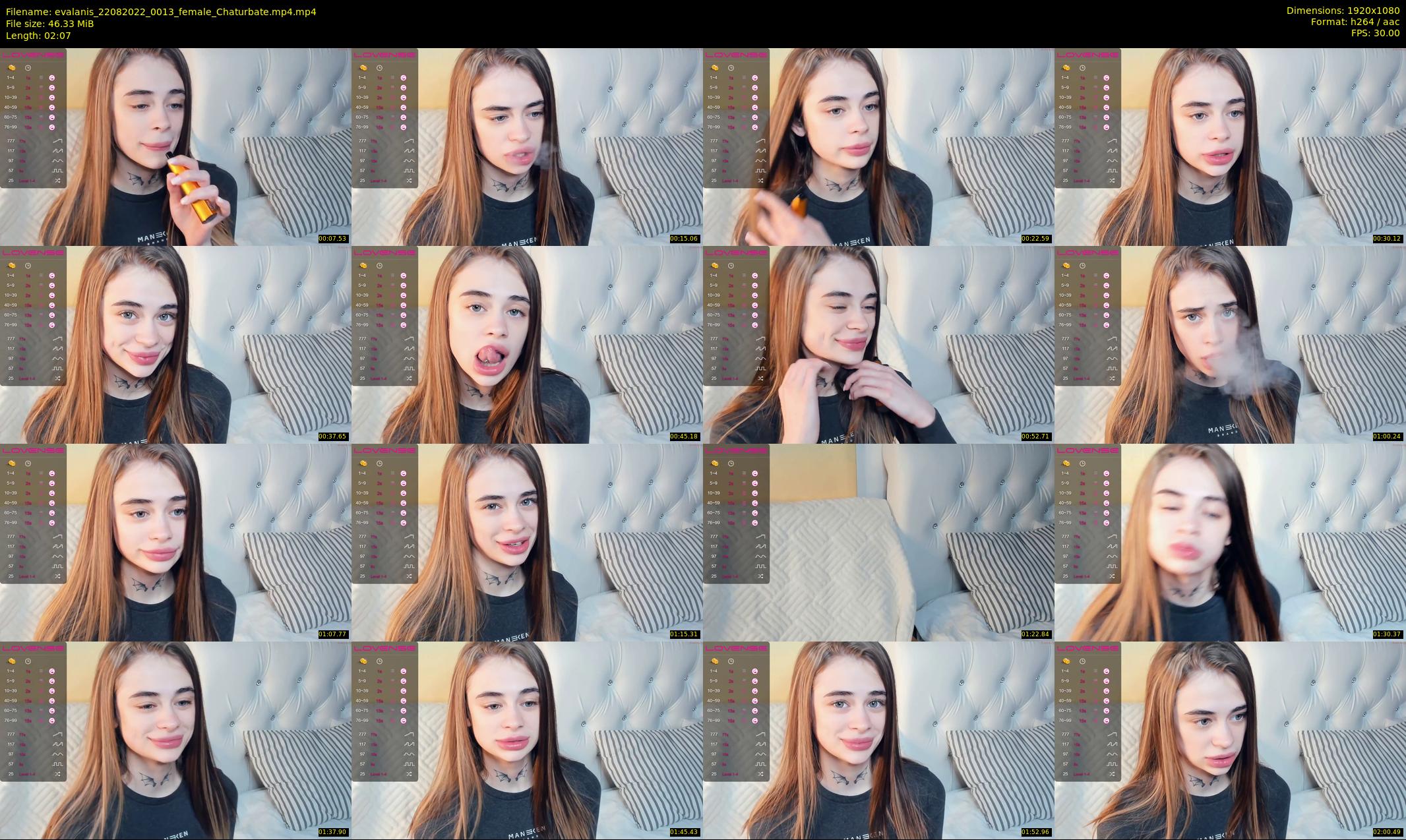 evalanis — 3 minute Chaturbate couple cam show recording, 1080p, Aug 22, 2022