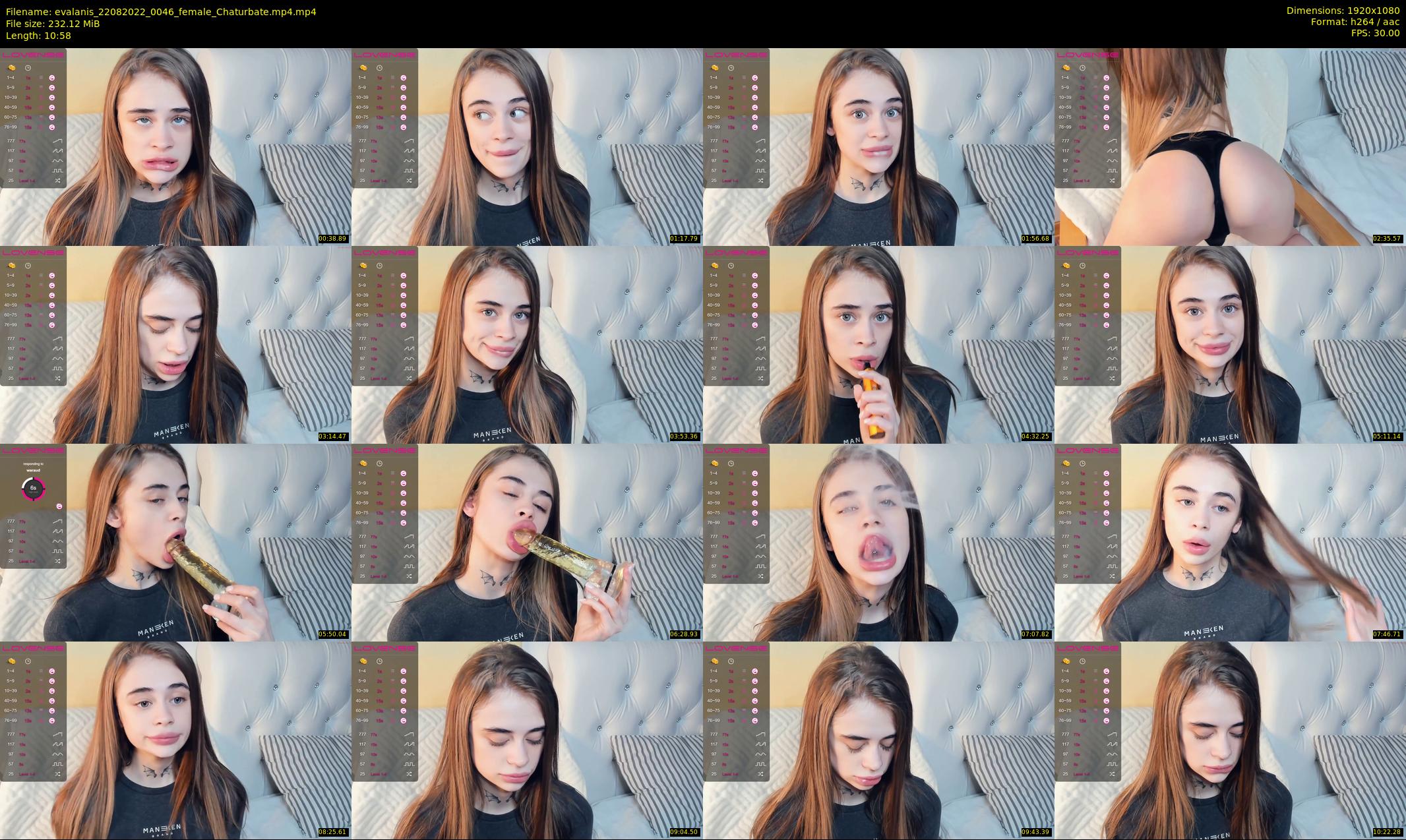 evalanis — 11 minute Chaturbate couple cam show recording, 1080p, Aug 22, 2022