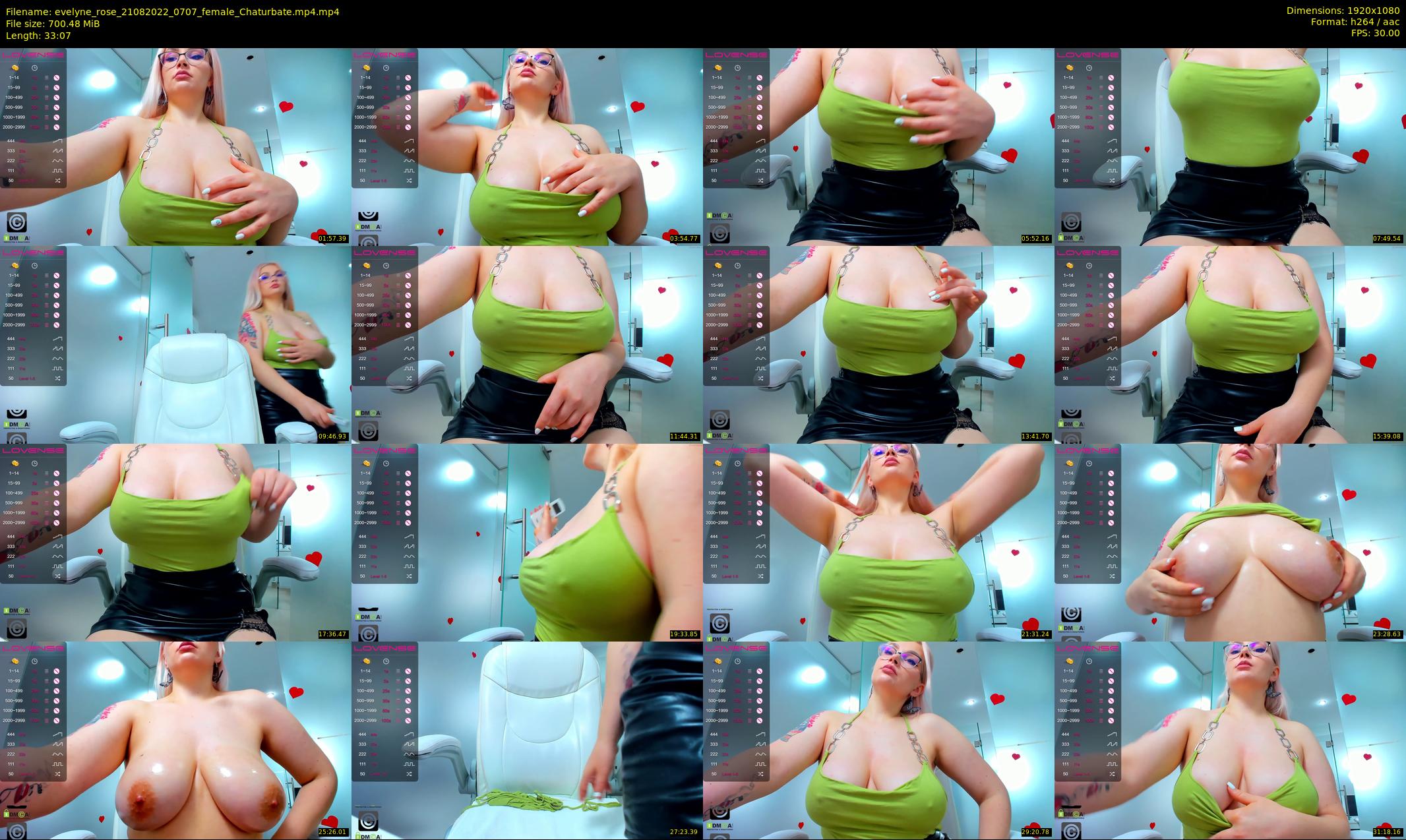 evelyne_rose — 34 minute Chaturbate female cam show recording, 1080p, Aug 21, 2022