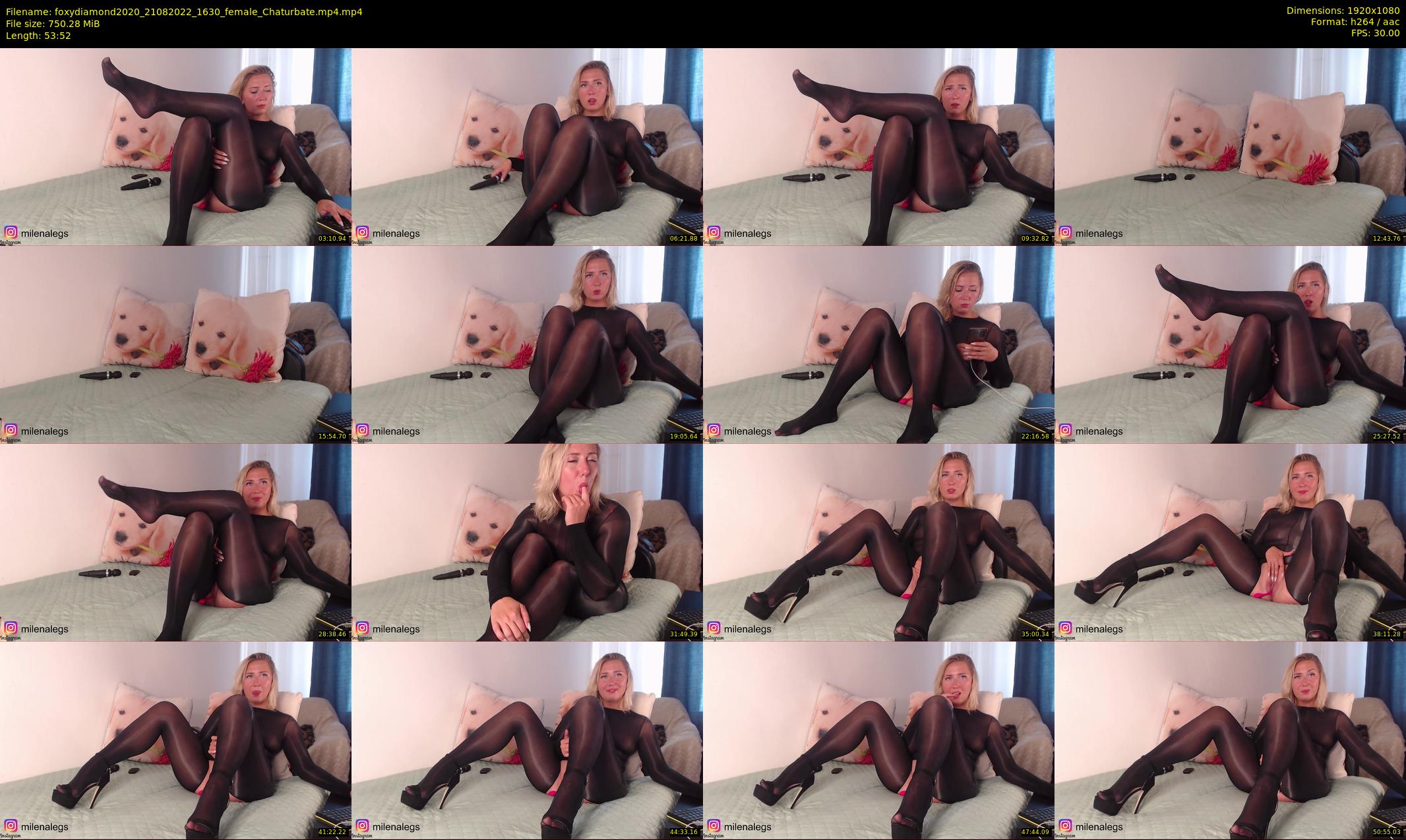 foxydiamond2020 — 54 minute Chaturbate female cam show recording, 1080p, Aug 21, 2022