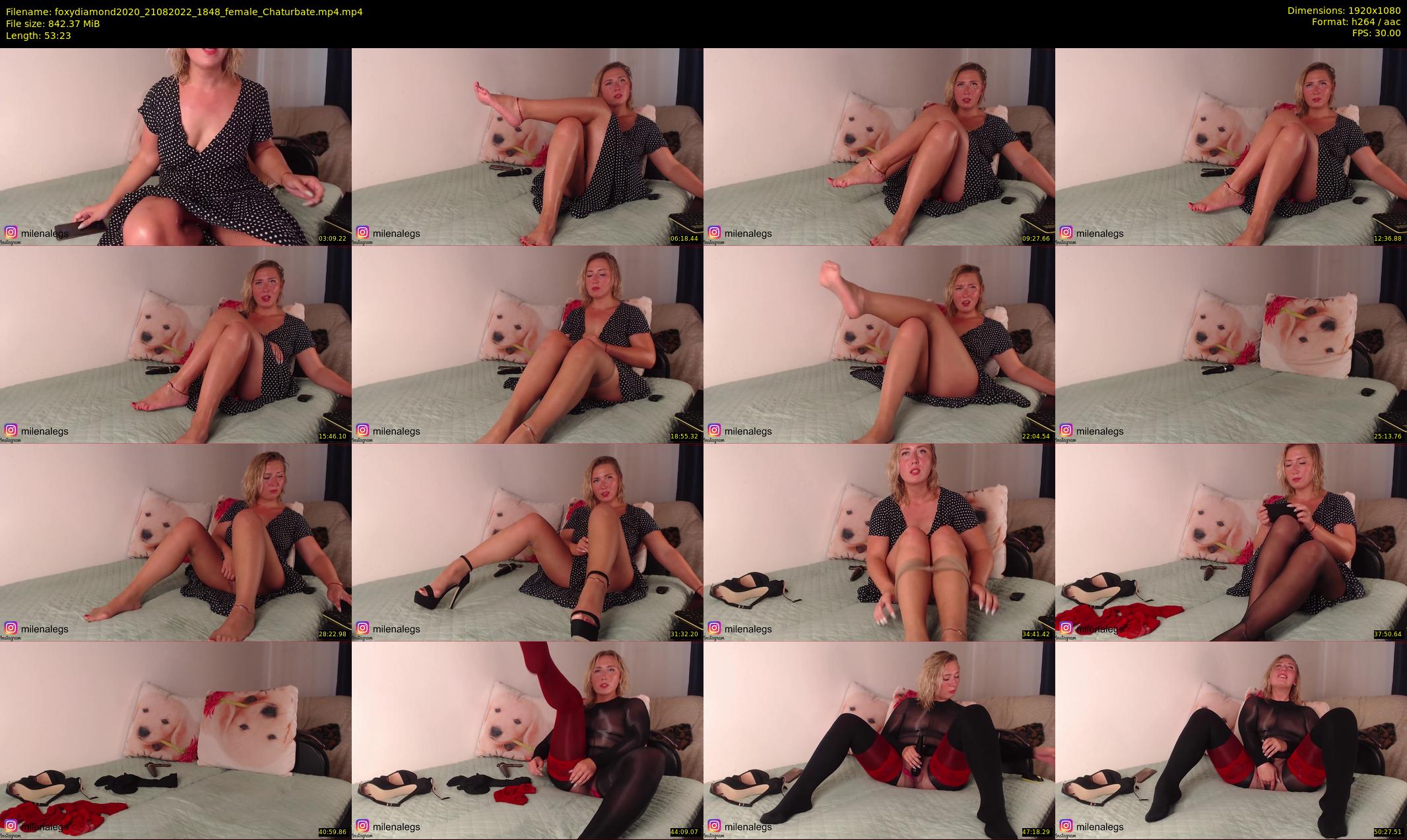 foxydiamond2020 — 54 minute Chaturbate female cam show recording, 1080p, Aug 21, 2022