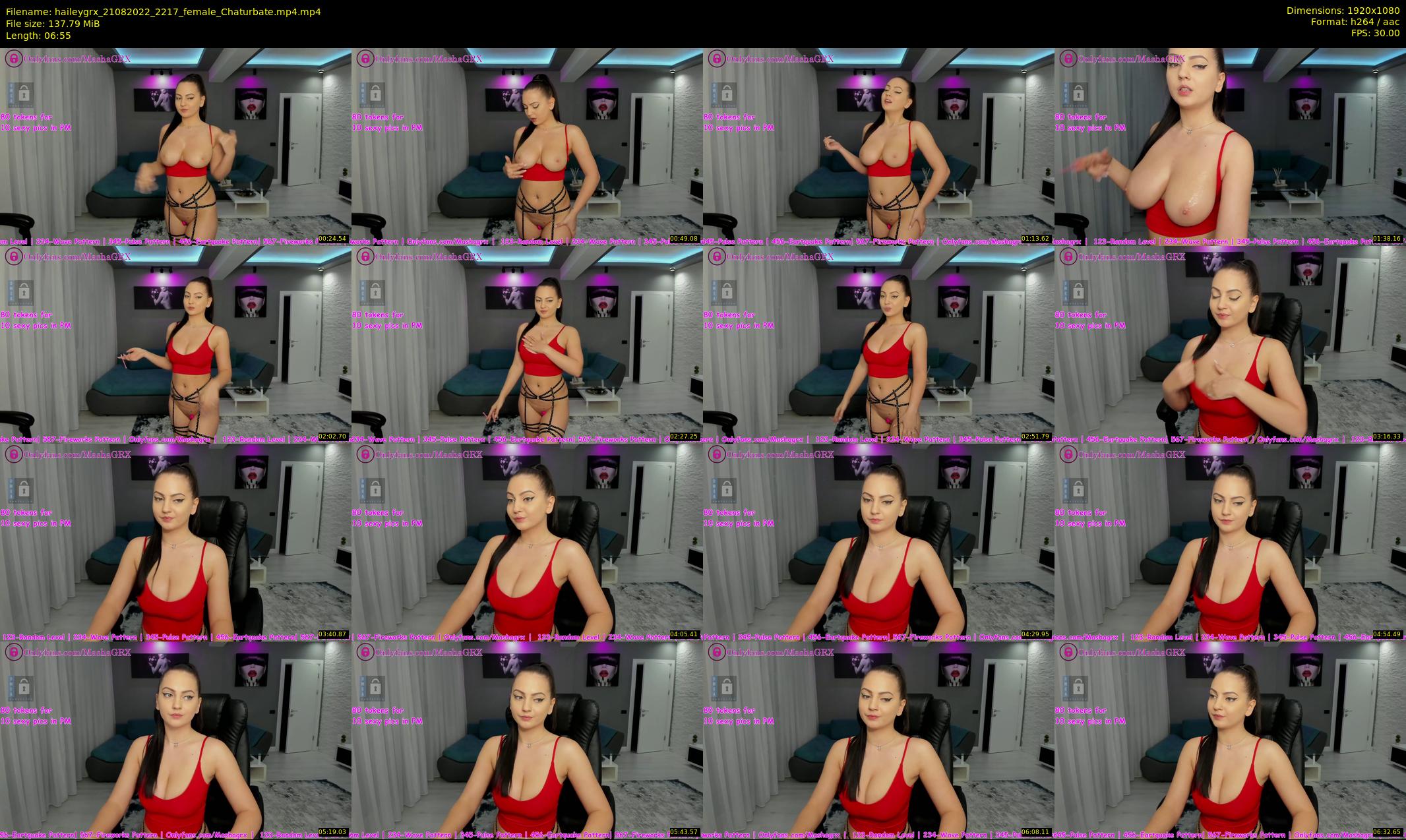 haileygrx — 7 minute Chaturbate female cam show recording, 1080p, Aug 21, 2022