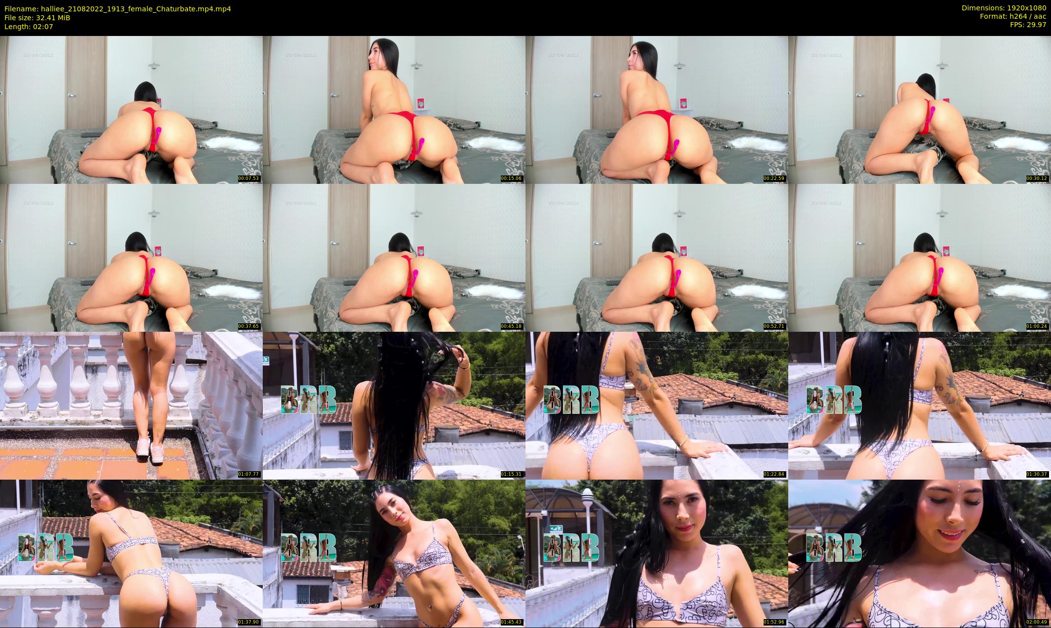halliee — 3 minute Chaturbate couple cam show recording, 1080p, Aug 21, 2022