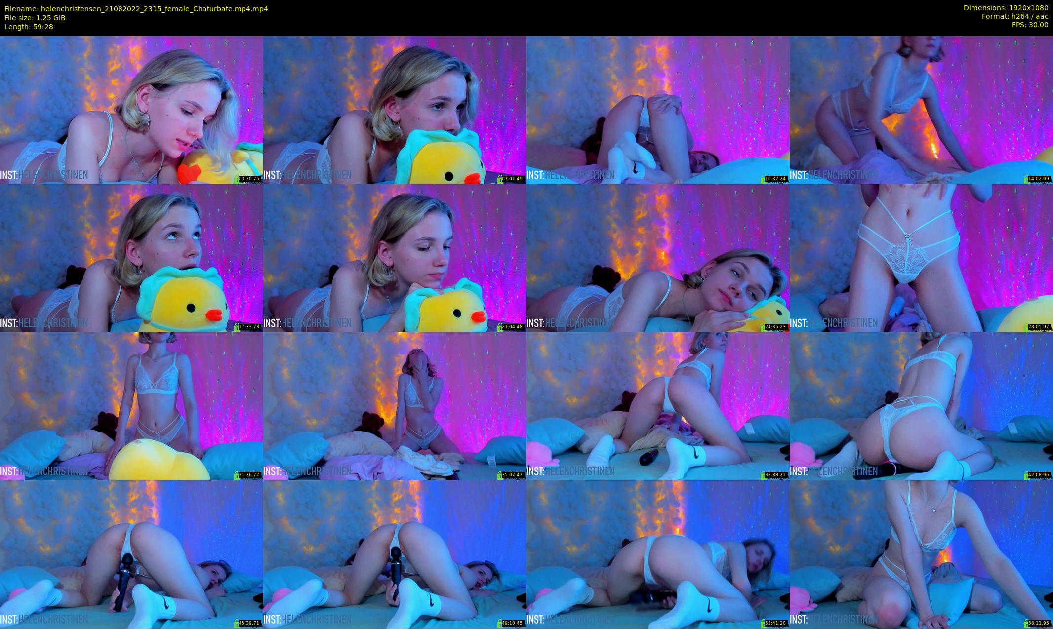 helenchristensen — 60 minute Chaturbate female cam show recording, 1080p, Aug 21, 2022