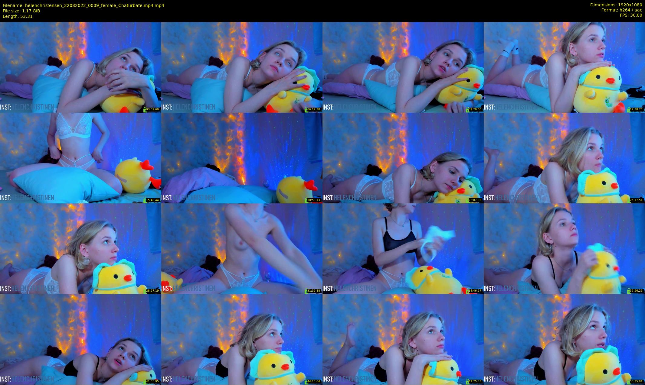 helenchristensen — 54 minute Chaturbate female cam show recording, 1080p, Aug 22, 2022