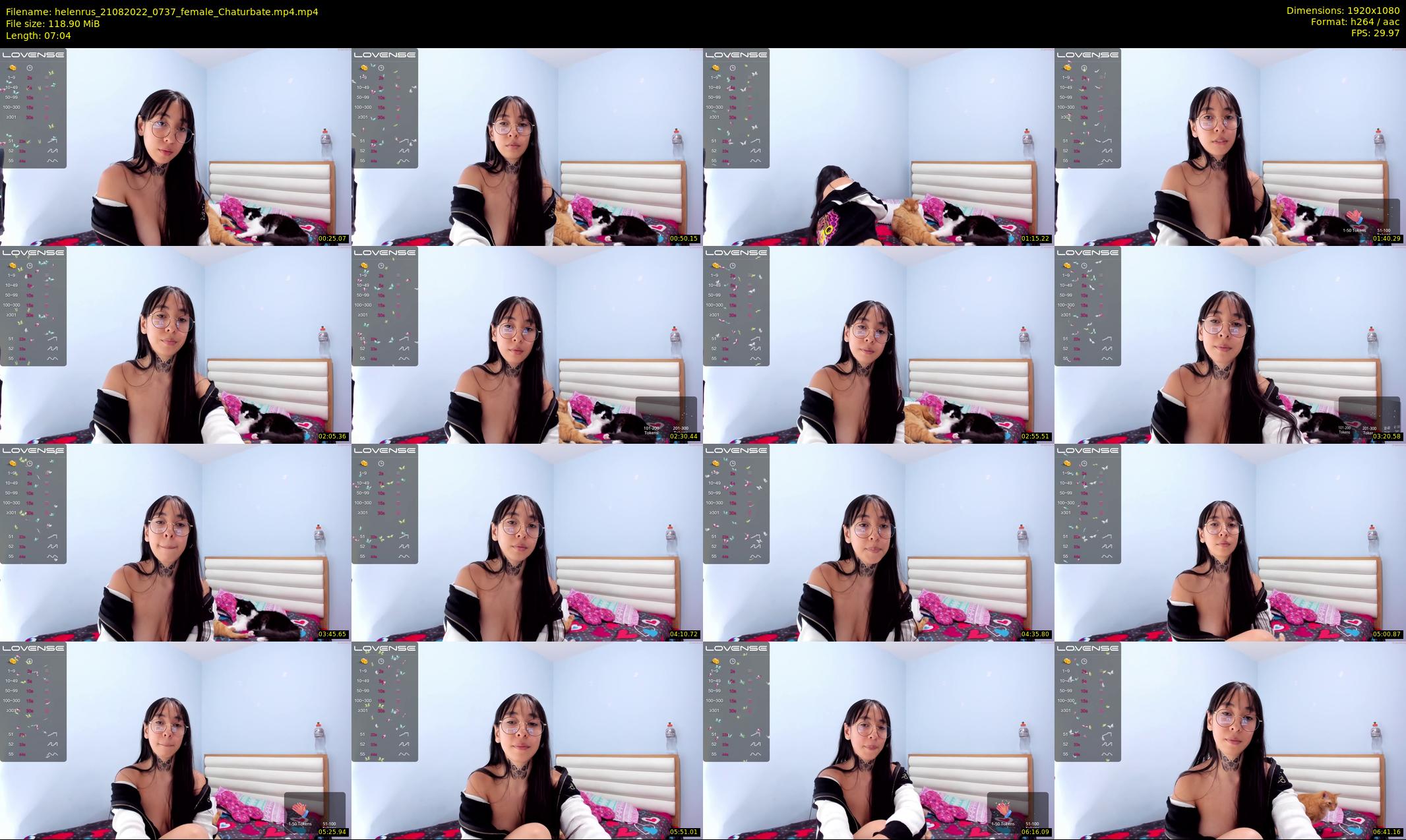 helenrus — 8 minute Chaturbate female cam show recording, 1080p, Aug 21, 2022