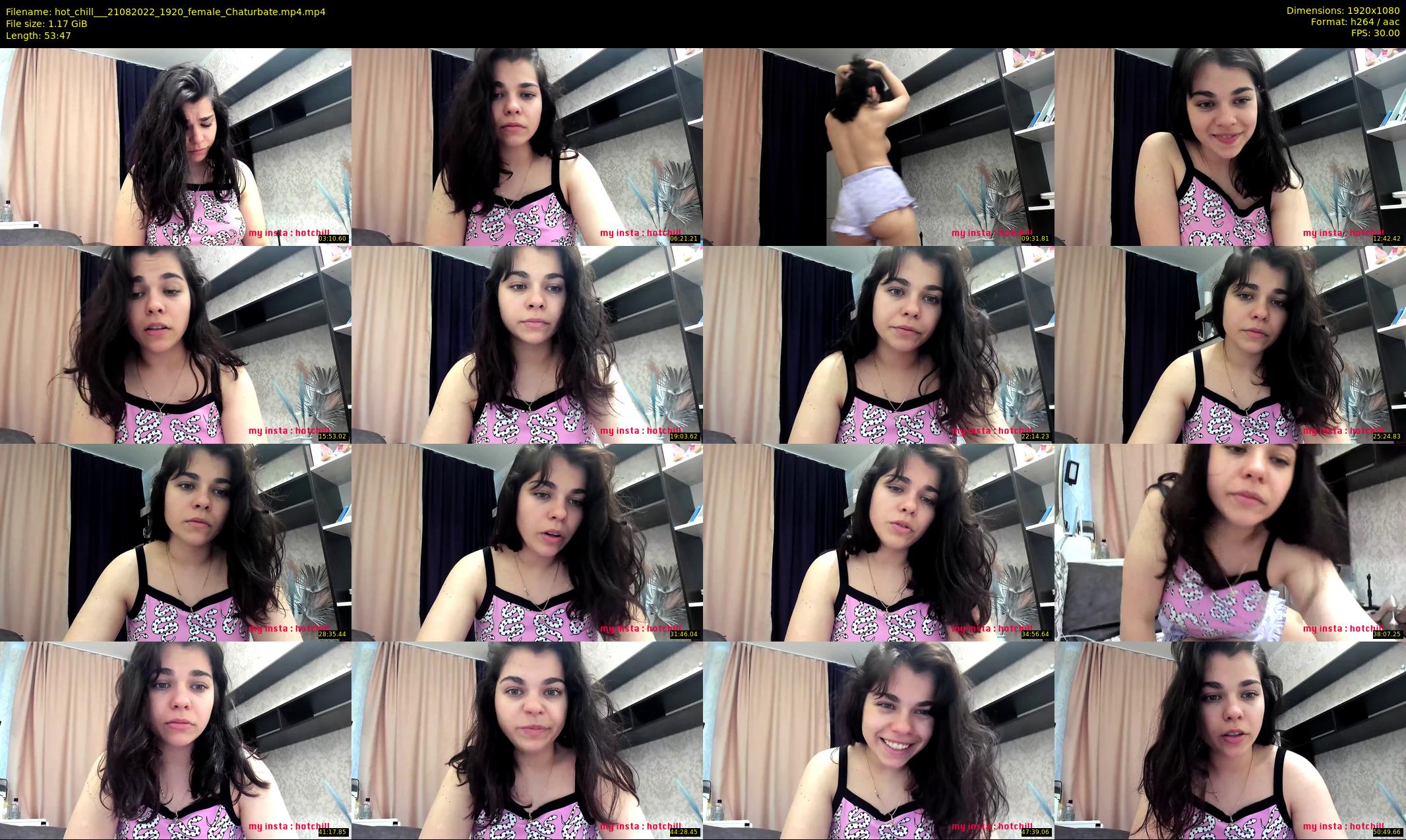 hot_chill__ — 54 minute Chaturbate female cam show recording, 1080p, Aug 21, 2022