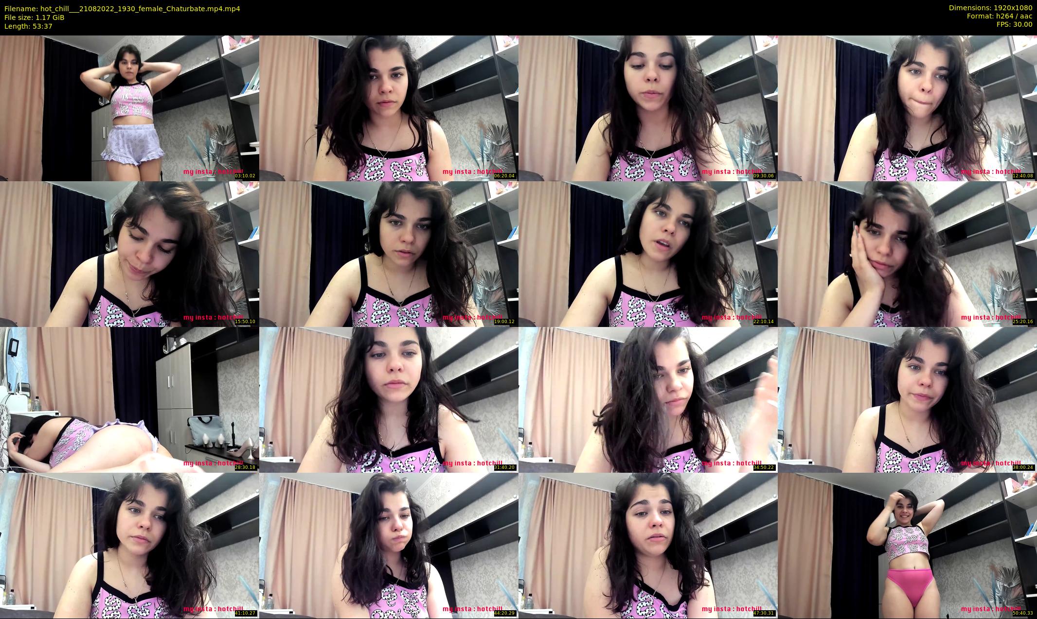 hot_chill__ — 54 minute Chaturbate female cam show recording, 1080p, Aug 21, 2022