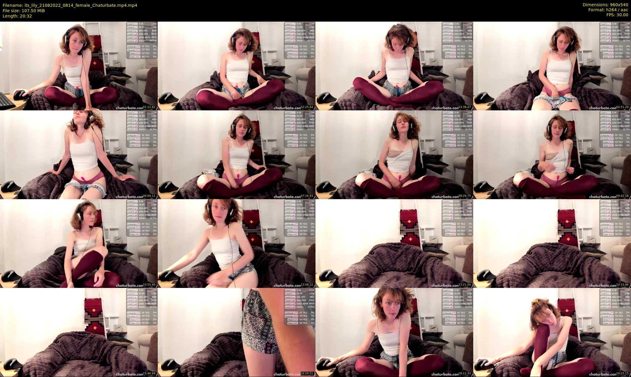 its_lily — 21 minute Chaturbate female cam show recording, 480p, Aug 21, 2022