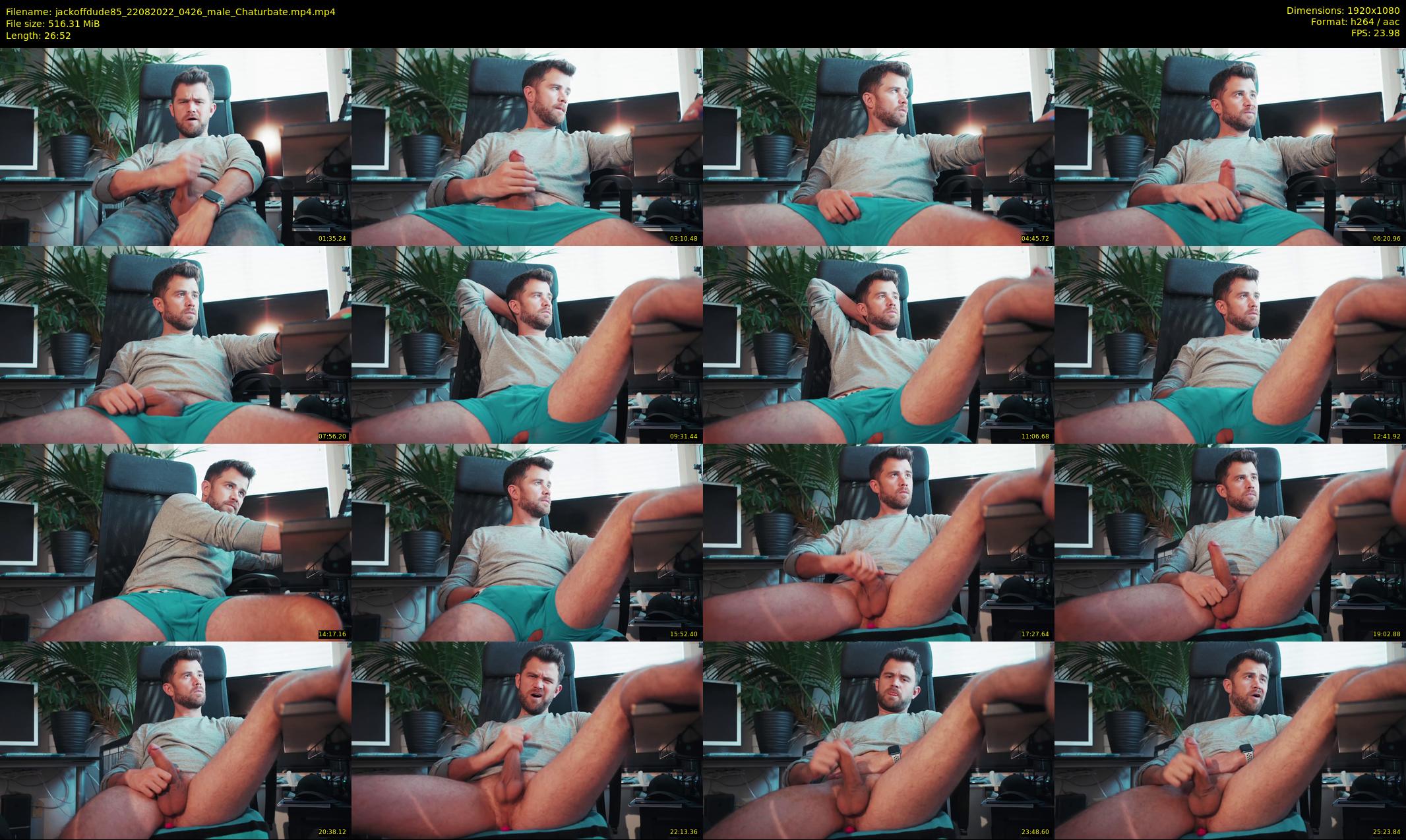 jackoffdude85 — 27 minute Chaturbate male cam show recording, 1080p, Aug 22, 2022