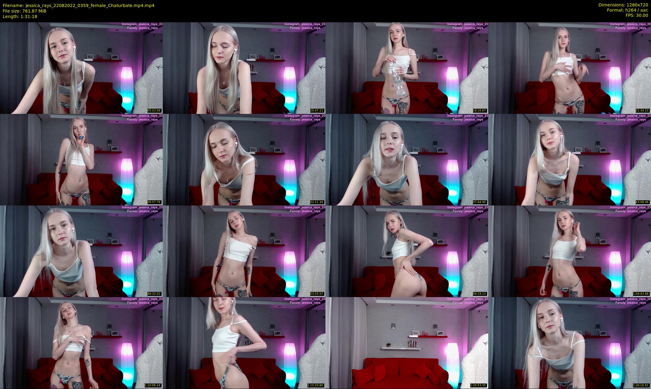 jessica_rays — 92 minute Chaturbate couple cam show recording, 720p, Aug 22, 2022