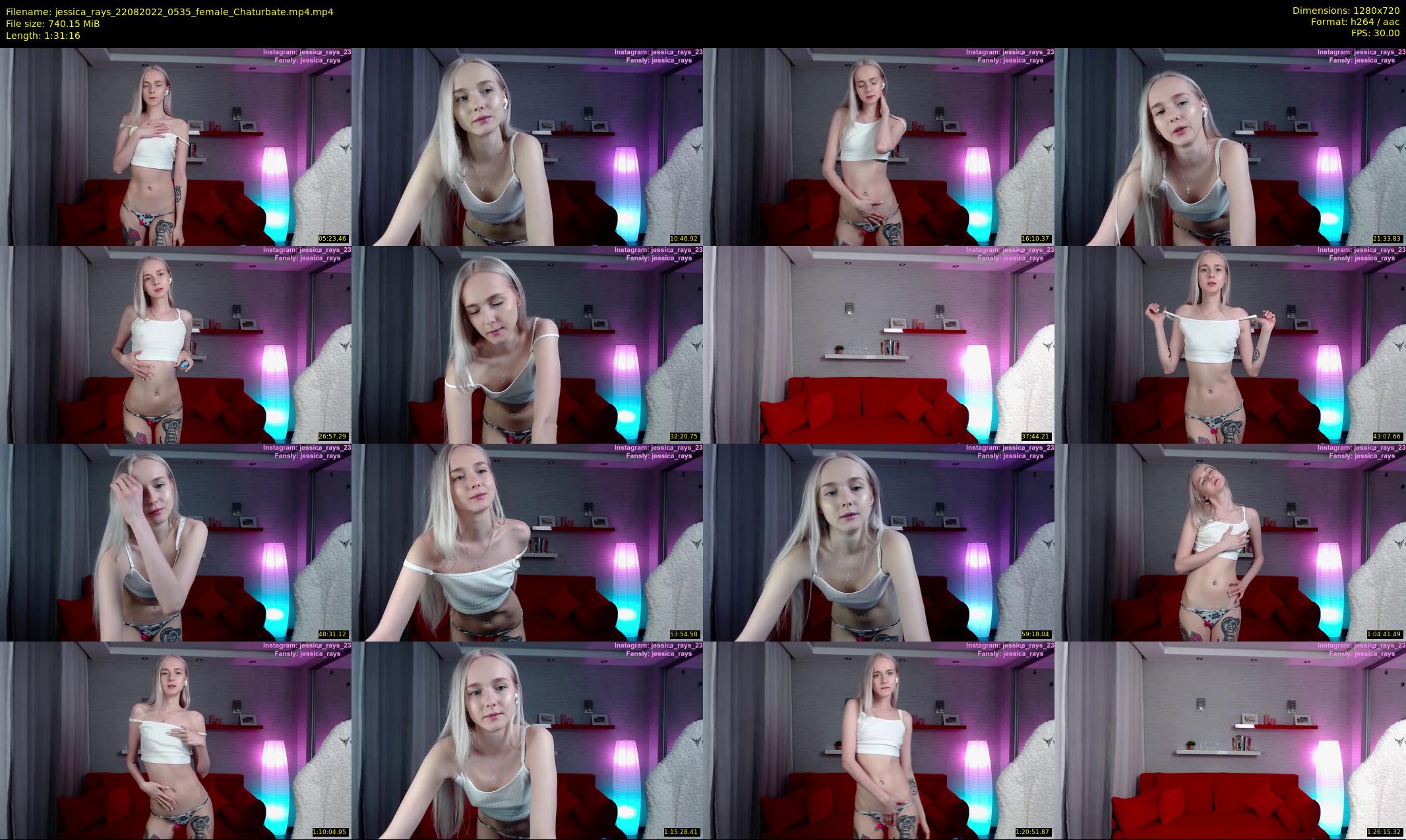 jessica_rays — 92 minute Chaturbate couple cam show recording, 720p, Aug 22, 2022