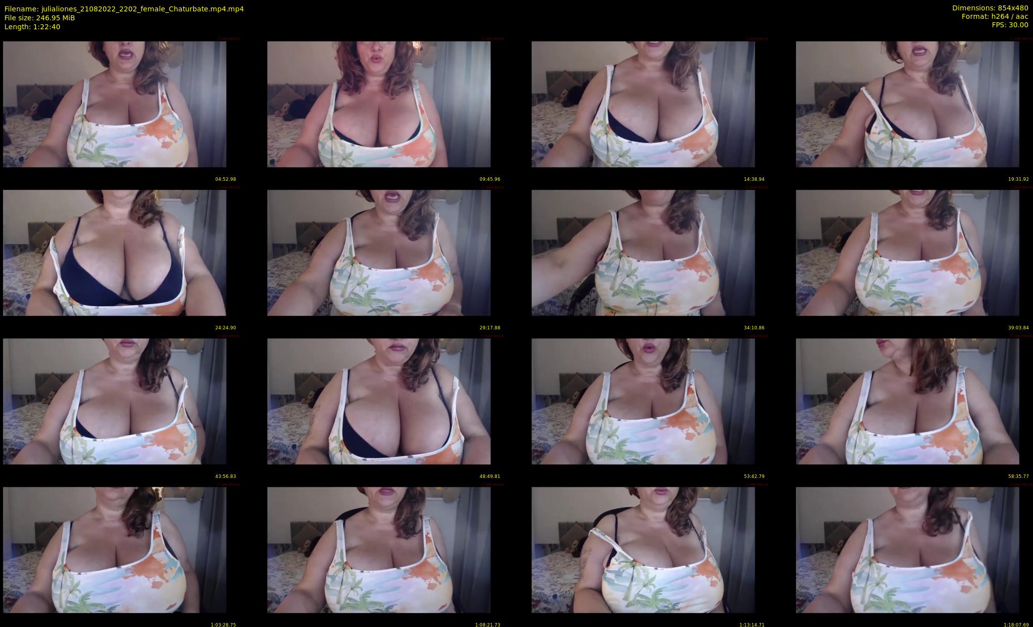 julialiones — 83 minute Chaturbate female cam show recording, 480p, Aug 21, 2022